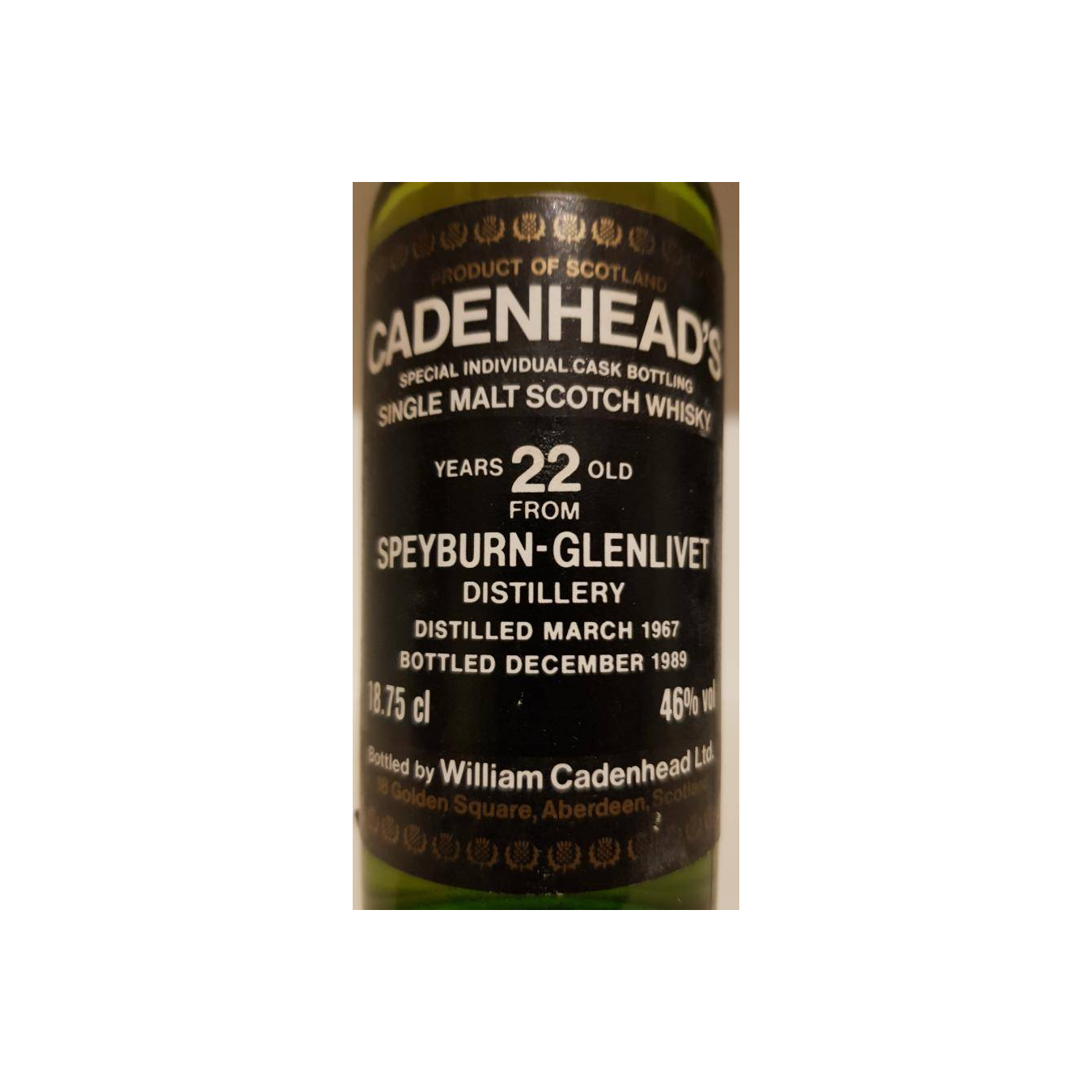Spey 1967 22 Years Single Malt Whisky 3
