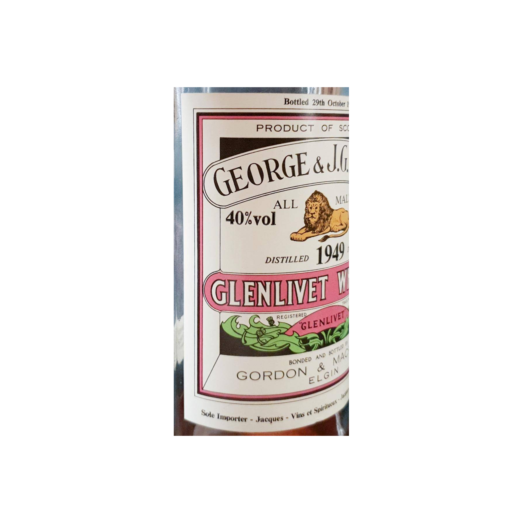 The Glenlivet 1949 41 Years Single Malt Whisky