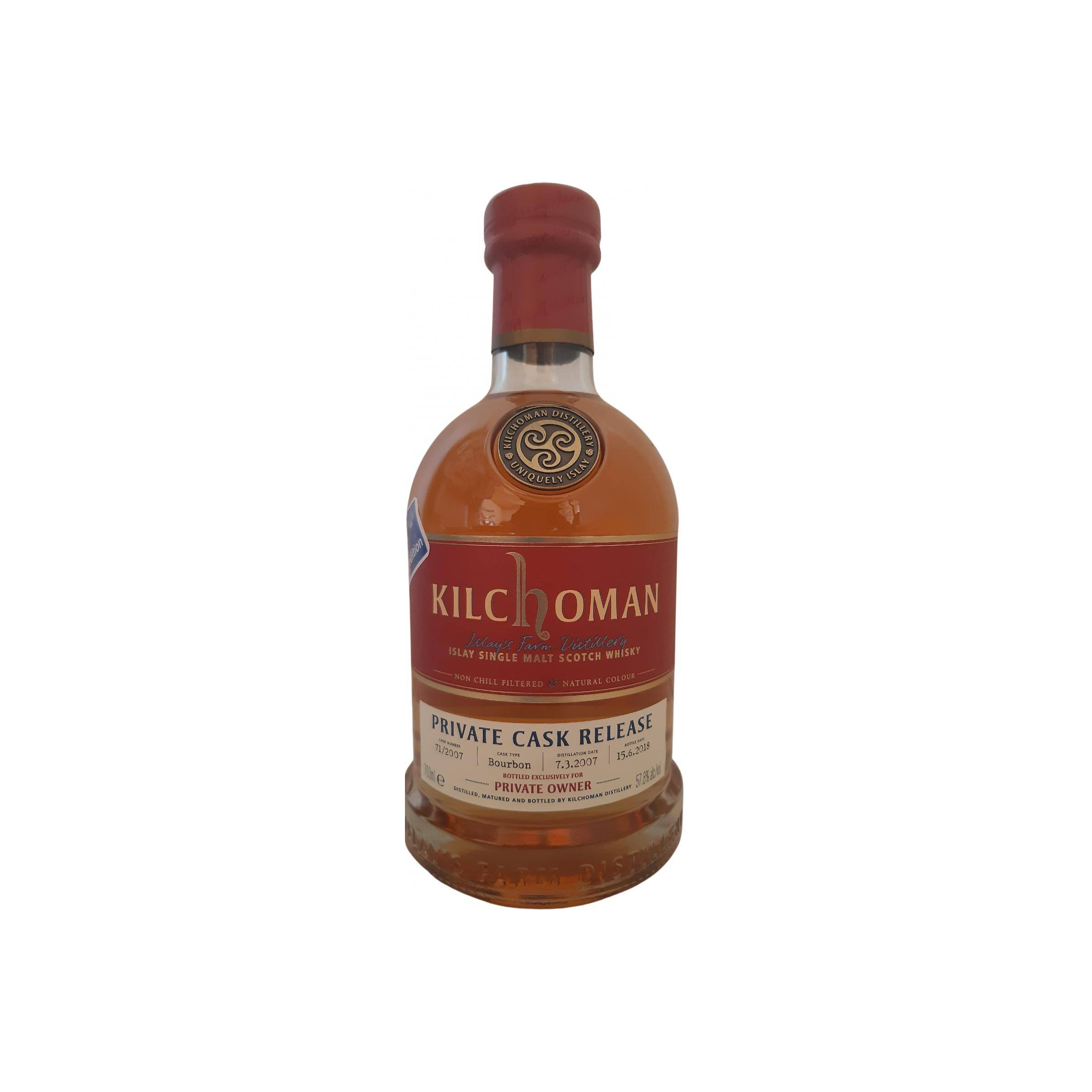 Kilchoman 2007 11 Years Single Malt Whisky