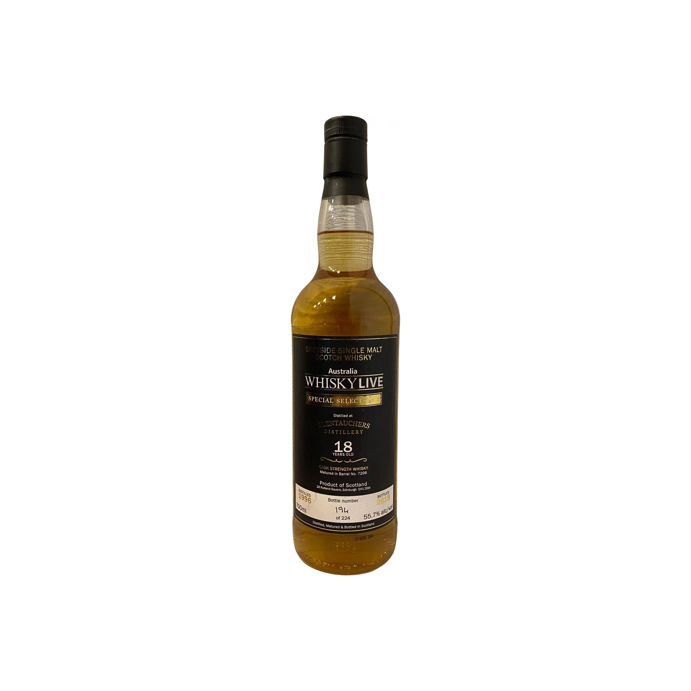 Glentauchers 1996 18 Years Single Malt Whisky