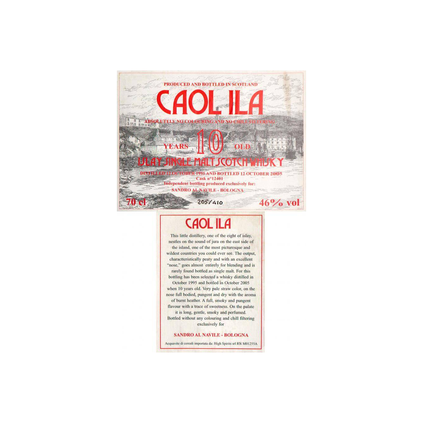 Caol Ila 1995 10 Years Single Malt Whisky 3