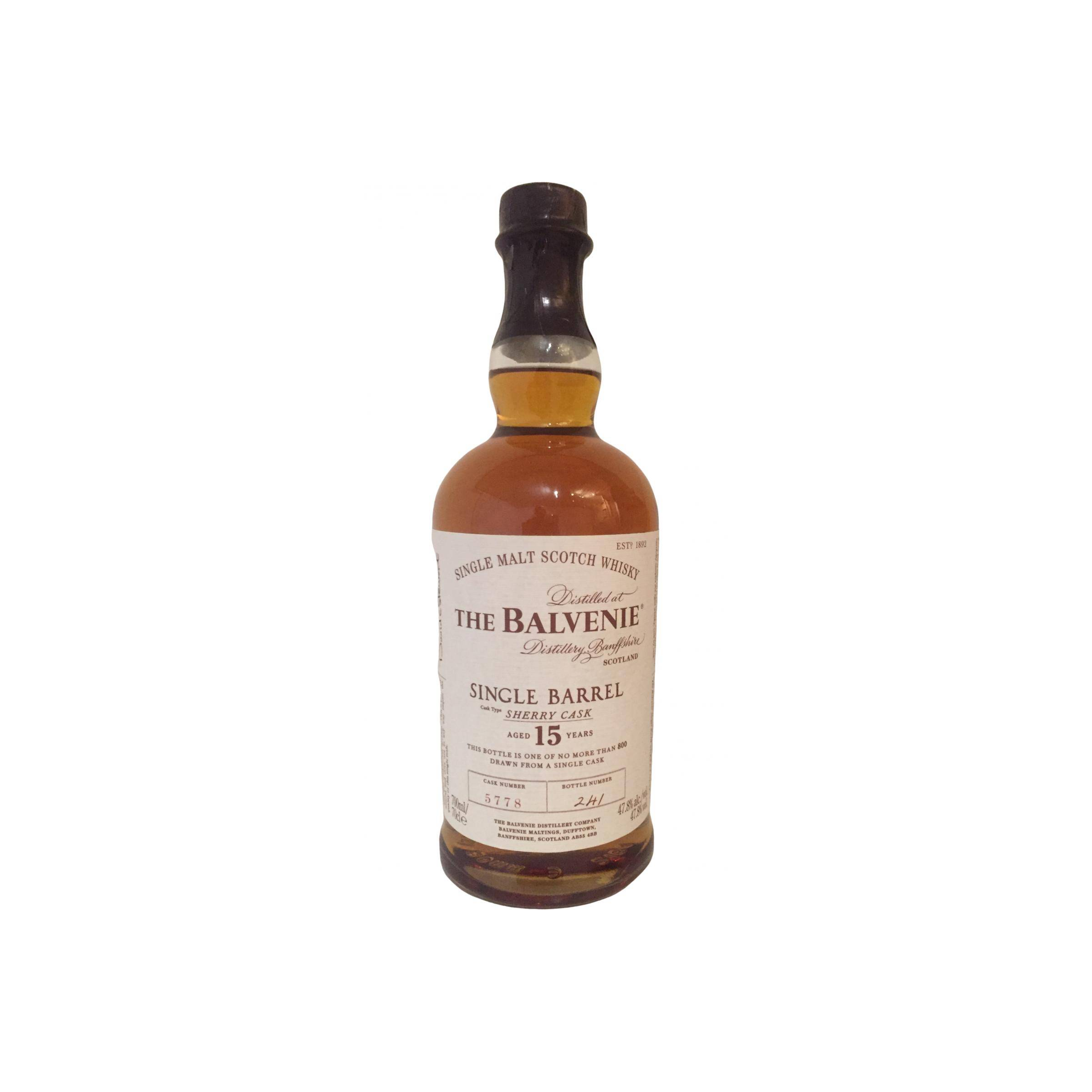 The Balvenie 15 Years Single Malt Whisky
