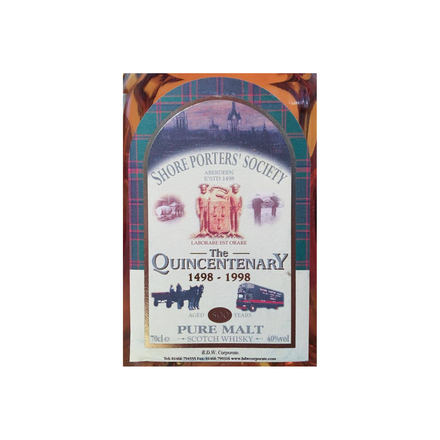 Shore Porters' Society The Quincentenary 1498-1998 2