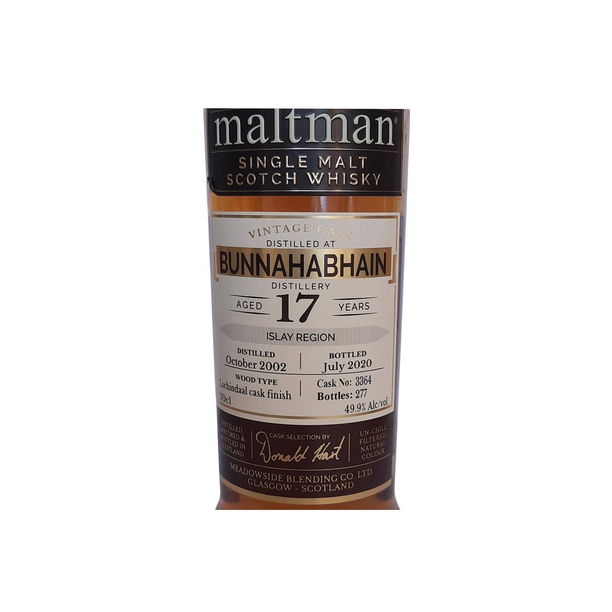 Bunnahabhain 2002 17 Years Single Malt Whisky 3