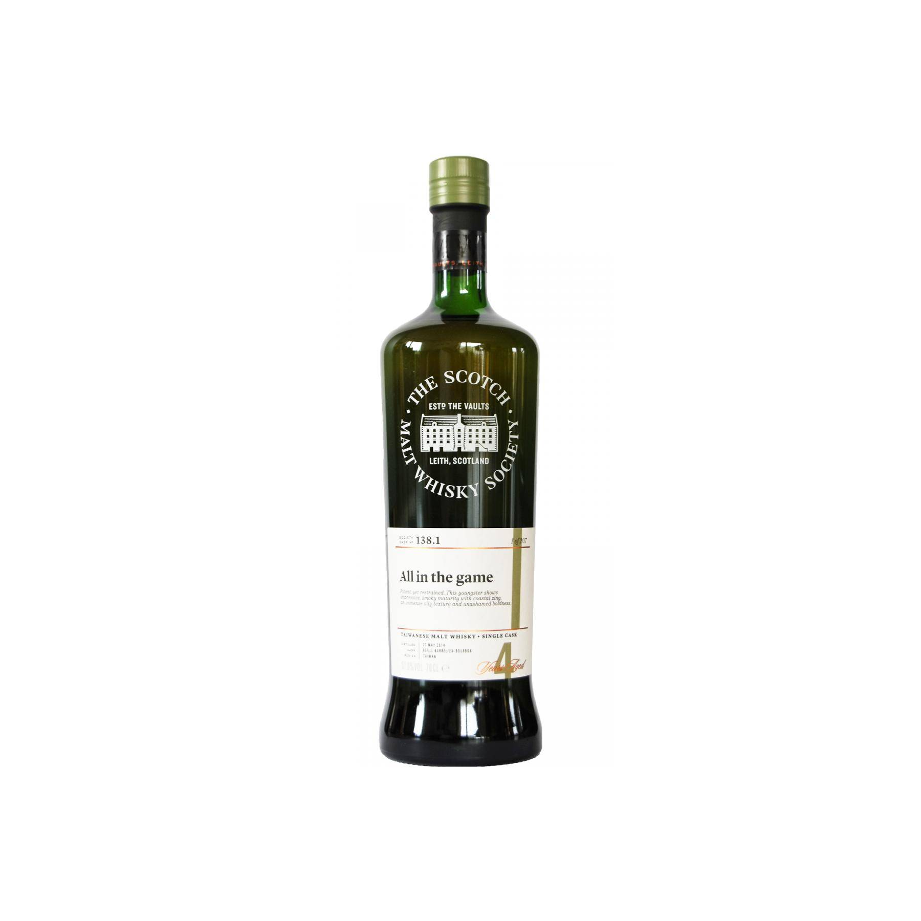 The Scotch Malt Whisky Society 2014 4 Years Single Malt Whisky