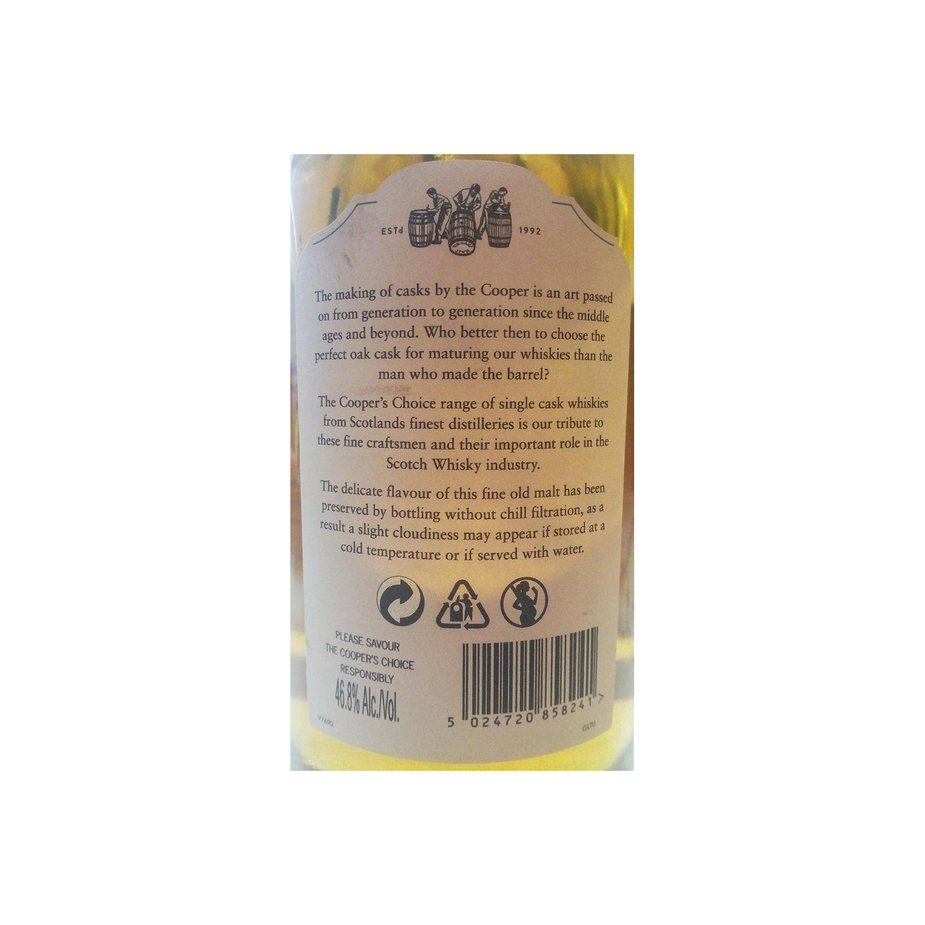 The Glenturret The Cooper's Choice 1986 30 Years Single Malt Whisky 2