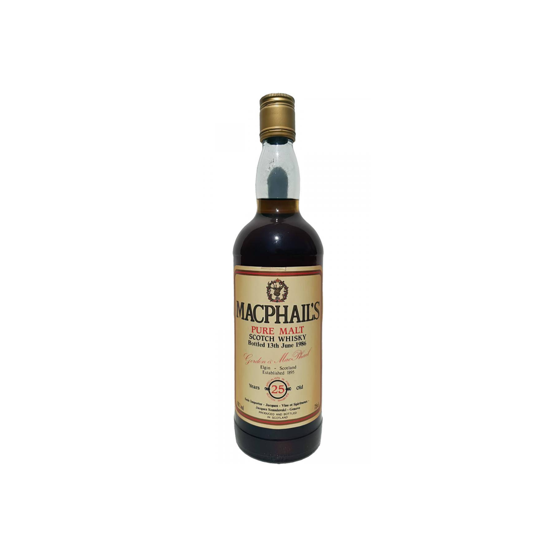 Gordon & MacPhail 25 Years Single Malt Whisky