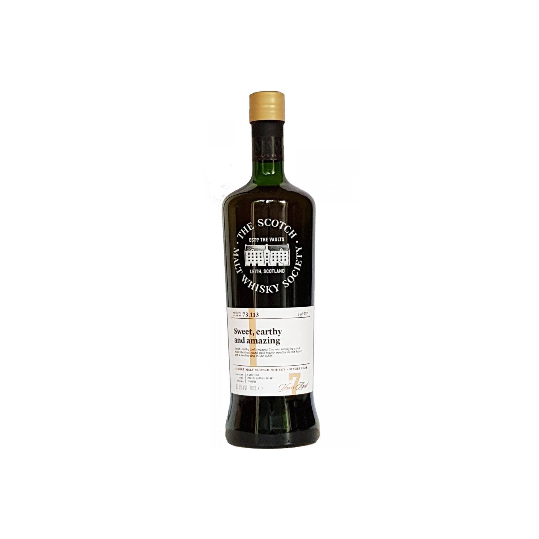 The Scotch Malt Whisky Society 2011 7 Years Single Malt Whisky