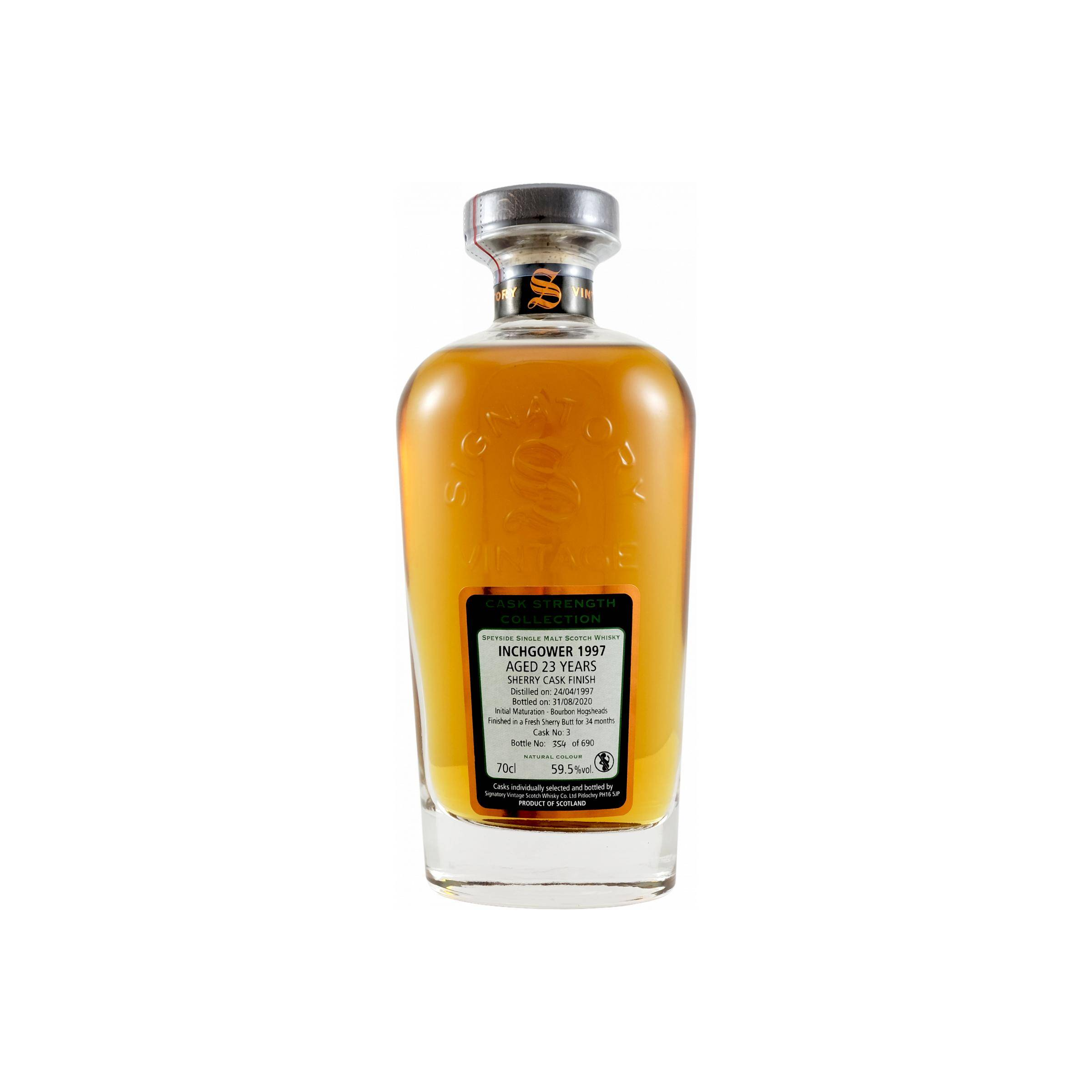 Inchgower Cask Strength Collection 1997 23 Years Single Malt Whisky