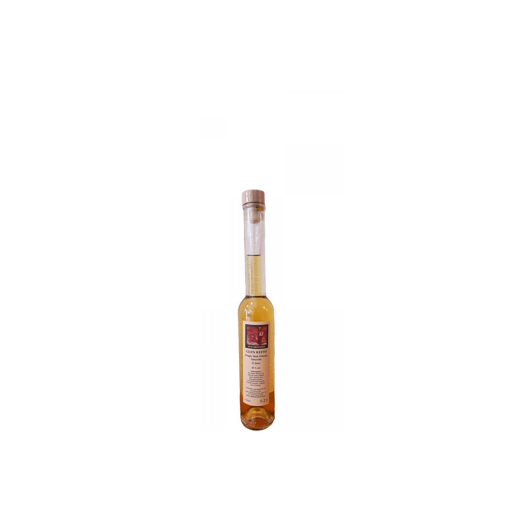Glen Keith 21 Years Single Malt Whisky