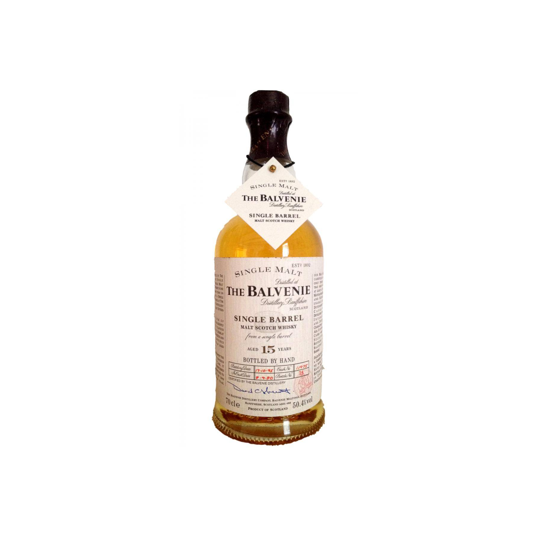 The Balvenie Single Cask 1980 15 Years Single Malt Whisky