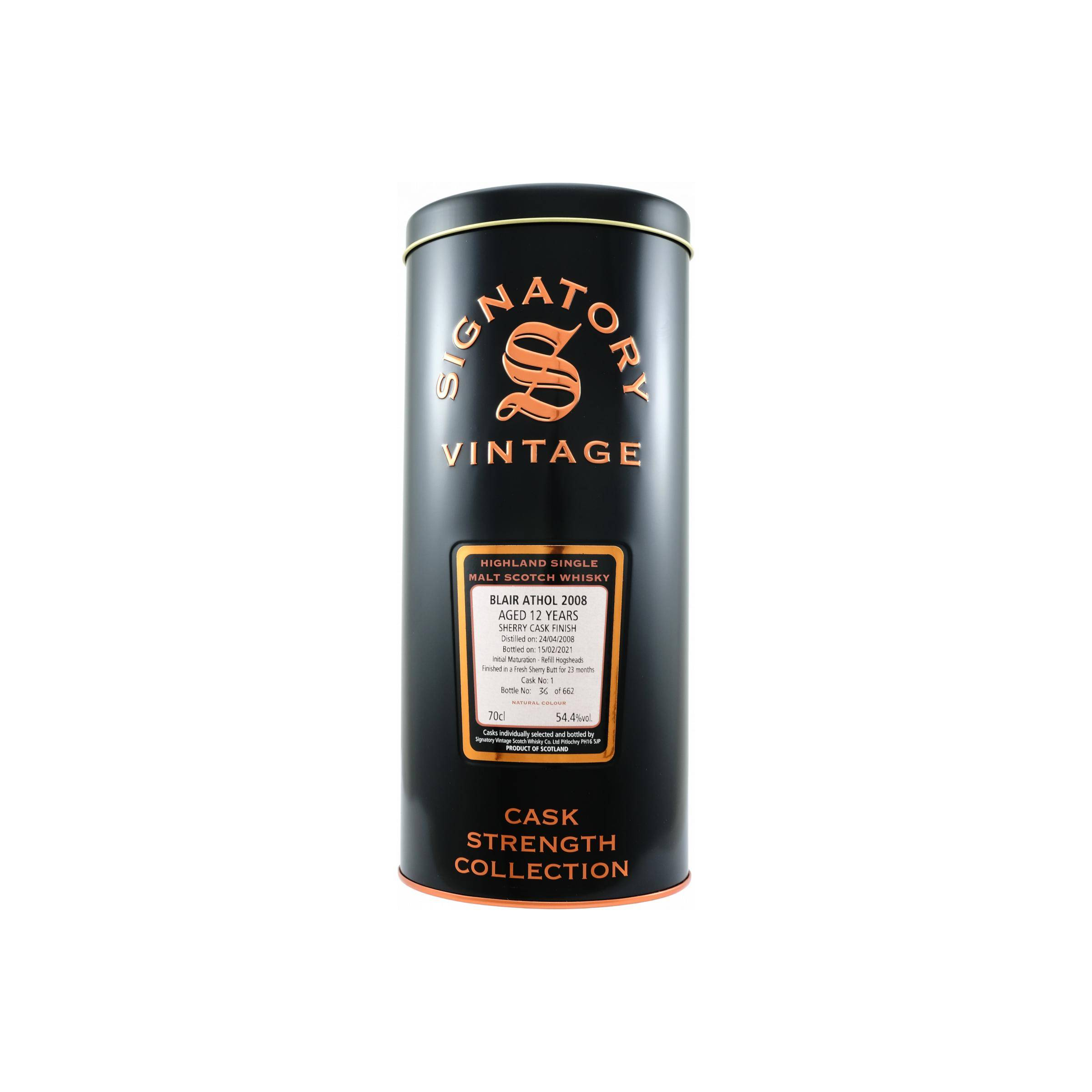 Blair Athol Cask Strength Collection 2008 12 Years Single Malt Whisky 2