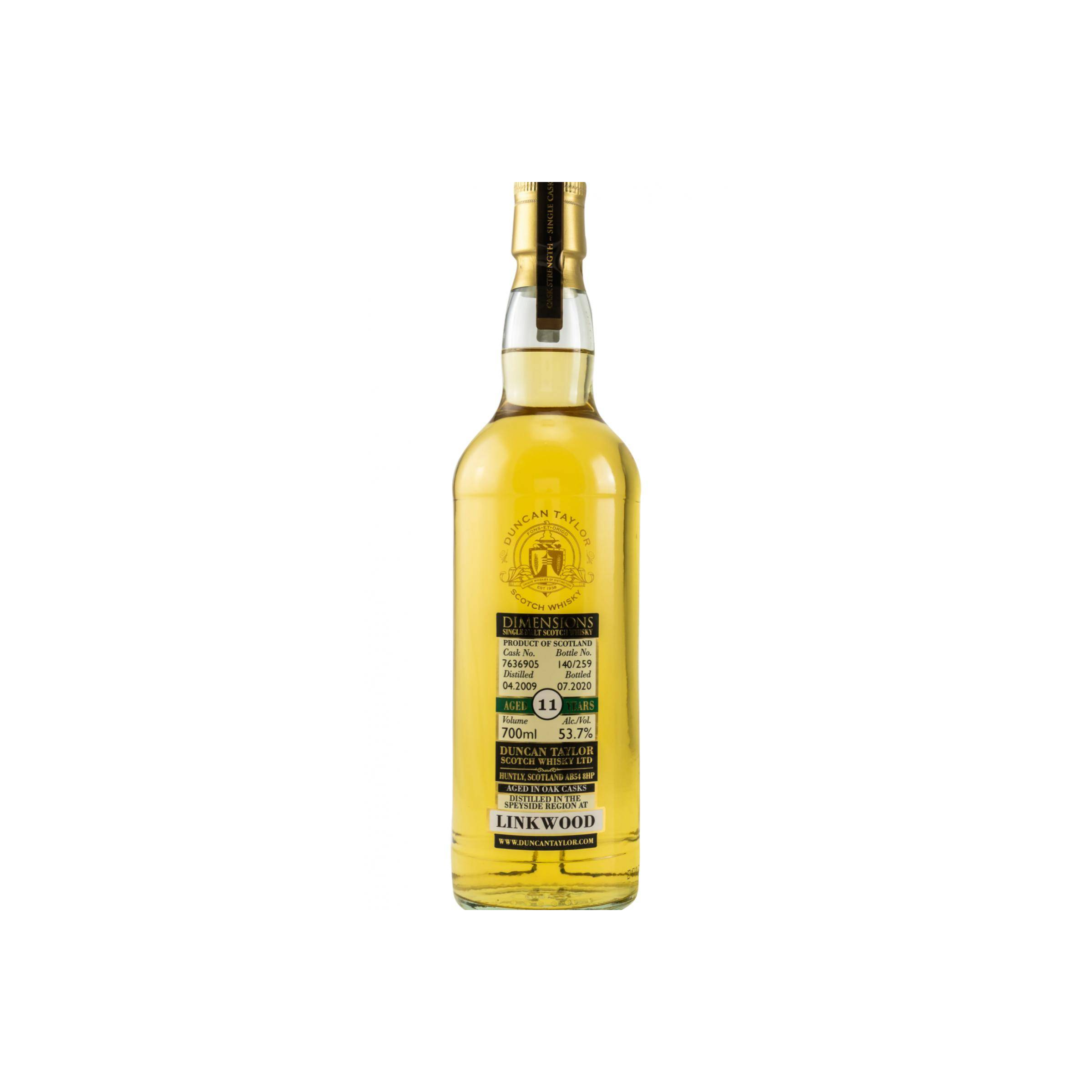 Linkwood Dimensions 2009 11 Years Single Malt Whisky