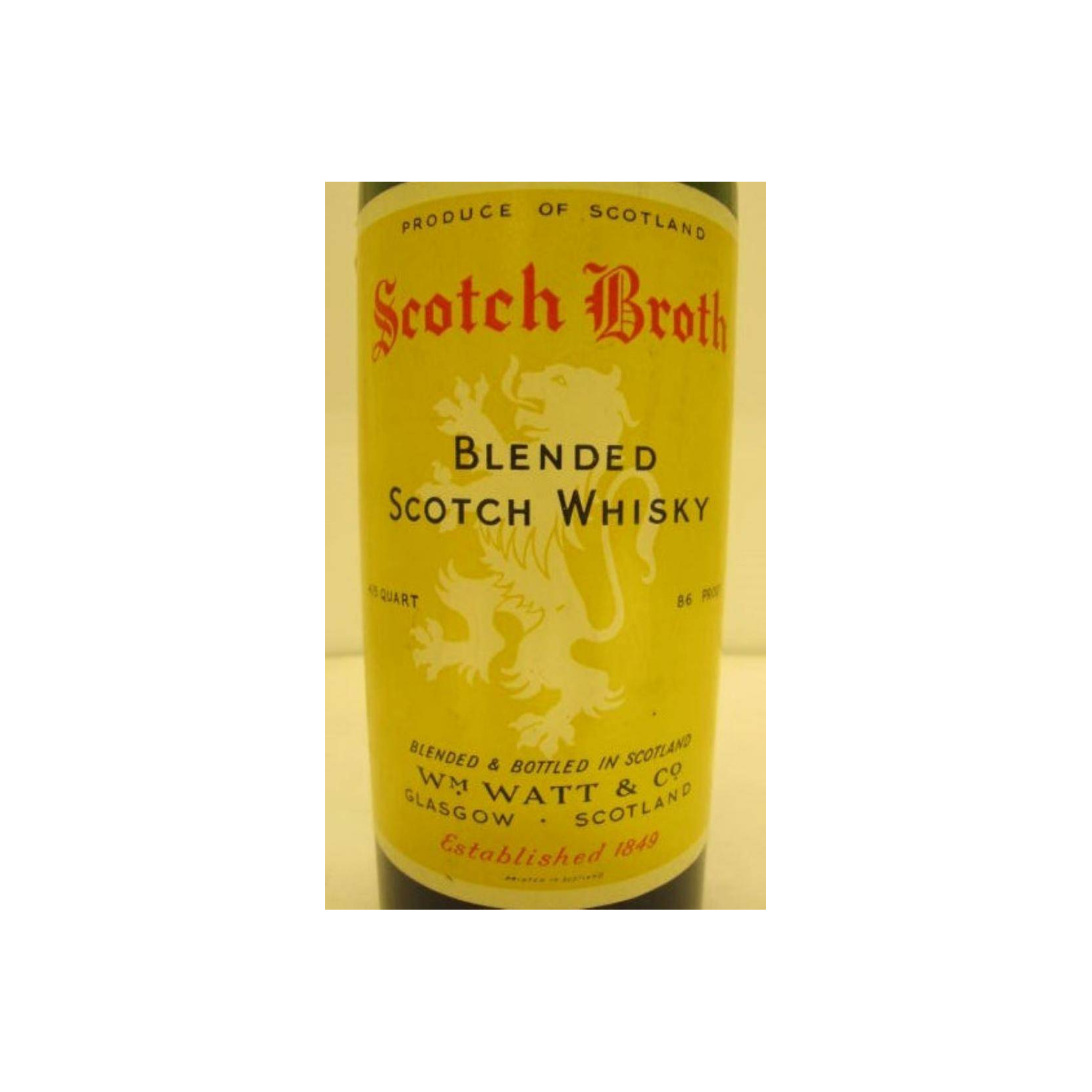 Scotch Broth Blended Scotch Whisky WmWC