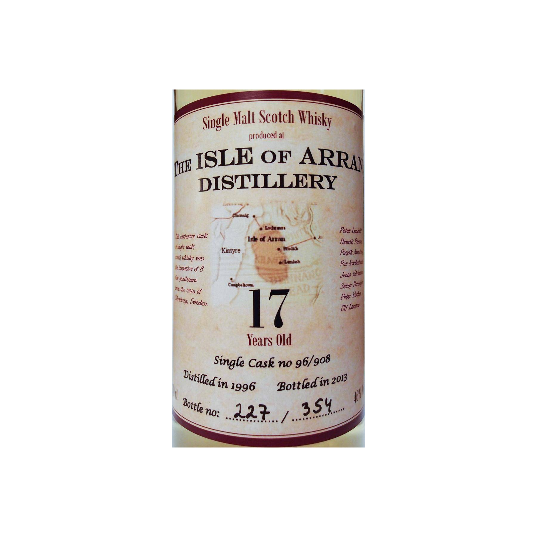 Arran Private Bottling 1996 17 Years Single Malt Whisky 2