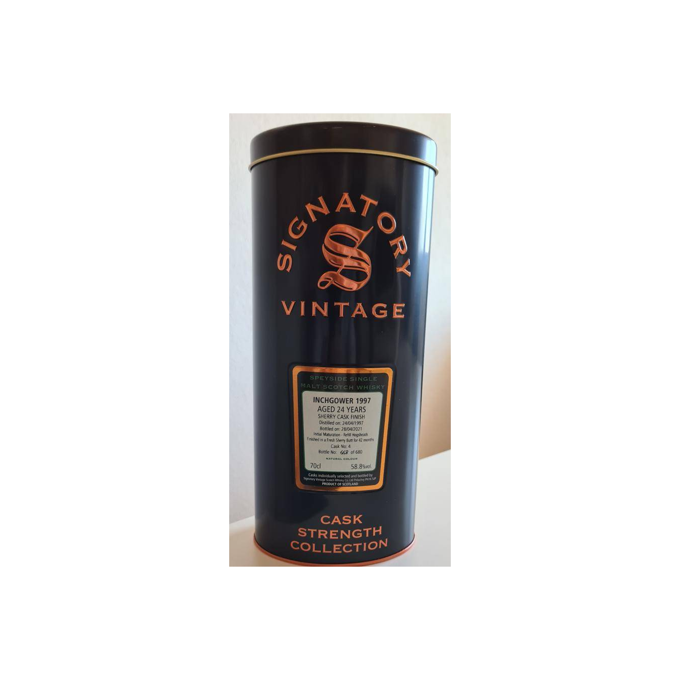 Inchgower Cask Strength Collection 1997 24 Years Single Malt Whisky 2