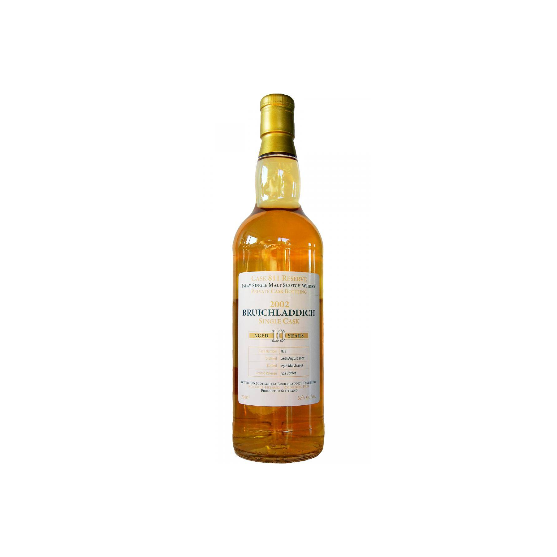 Bruichladdich 2002 10 Years Single Malt Whisky