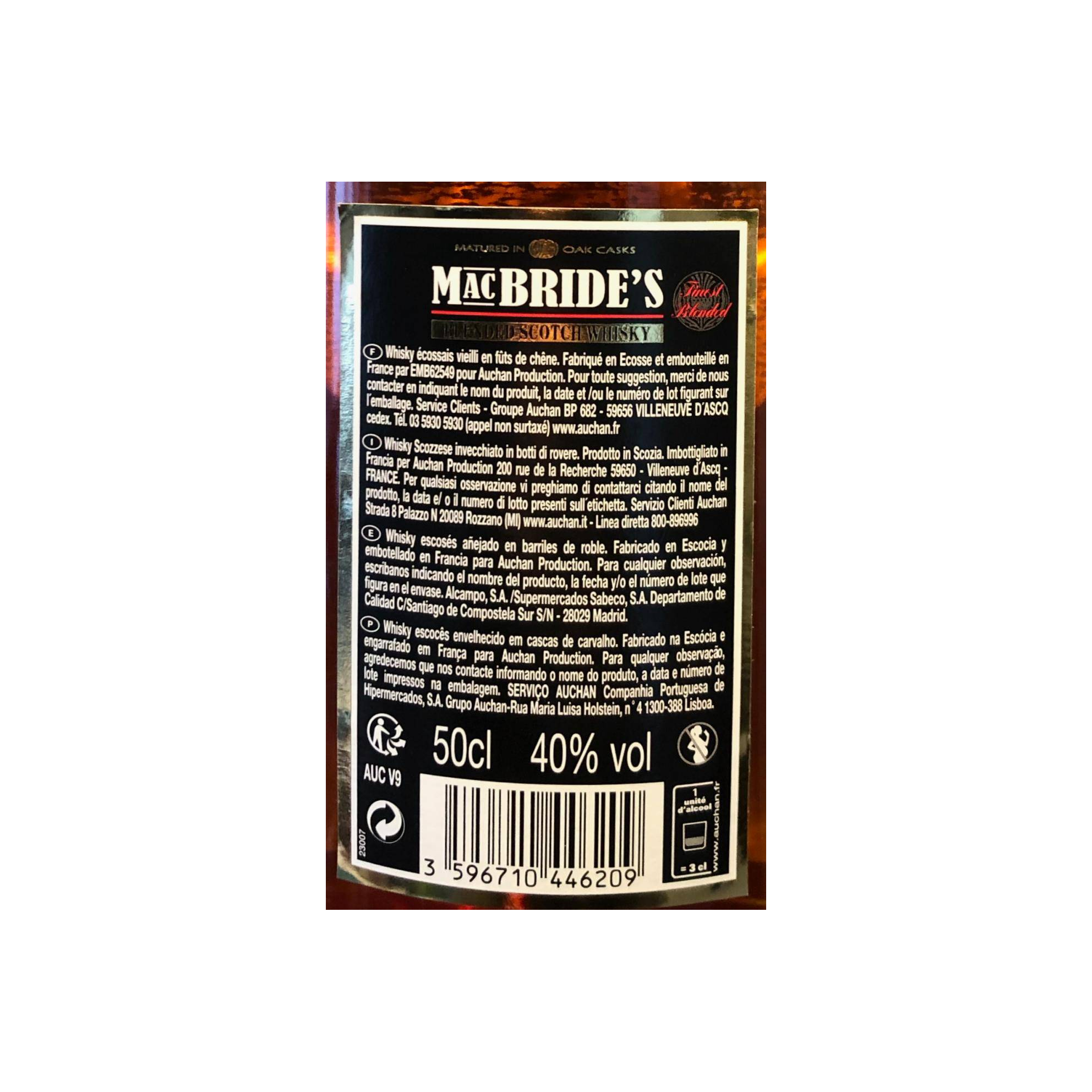 Mac Bride's Blended Scotch Whisky 2