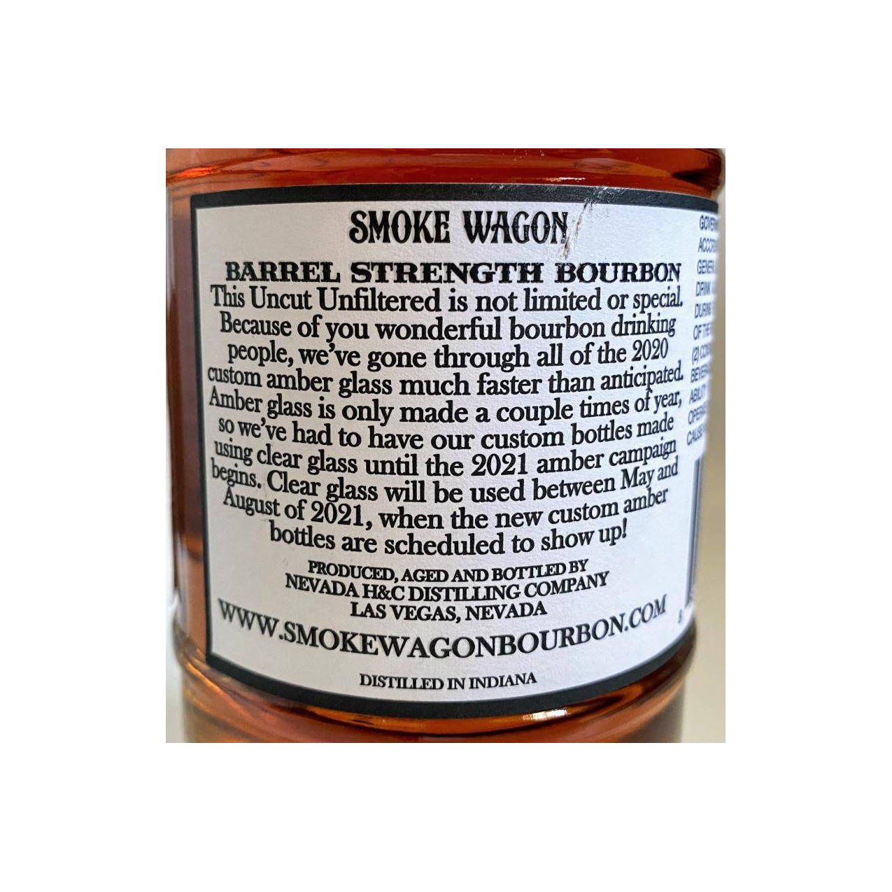 Smoke Wagon Straight Bourbon Whiskey 3