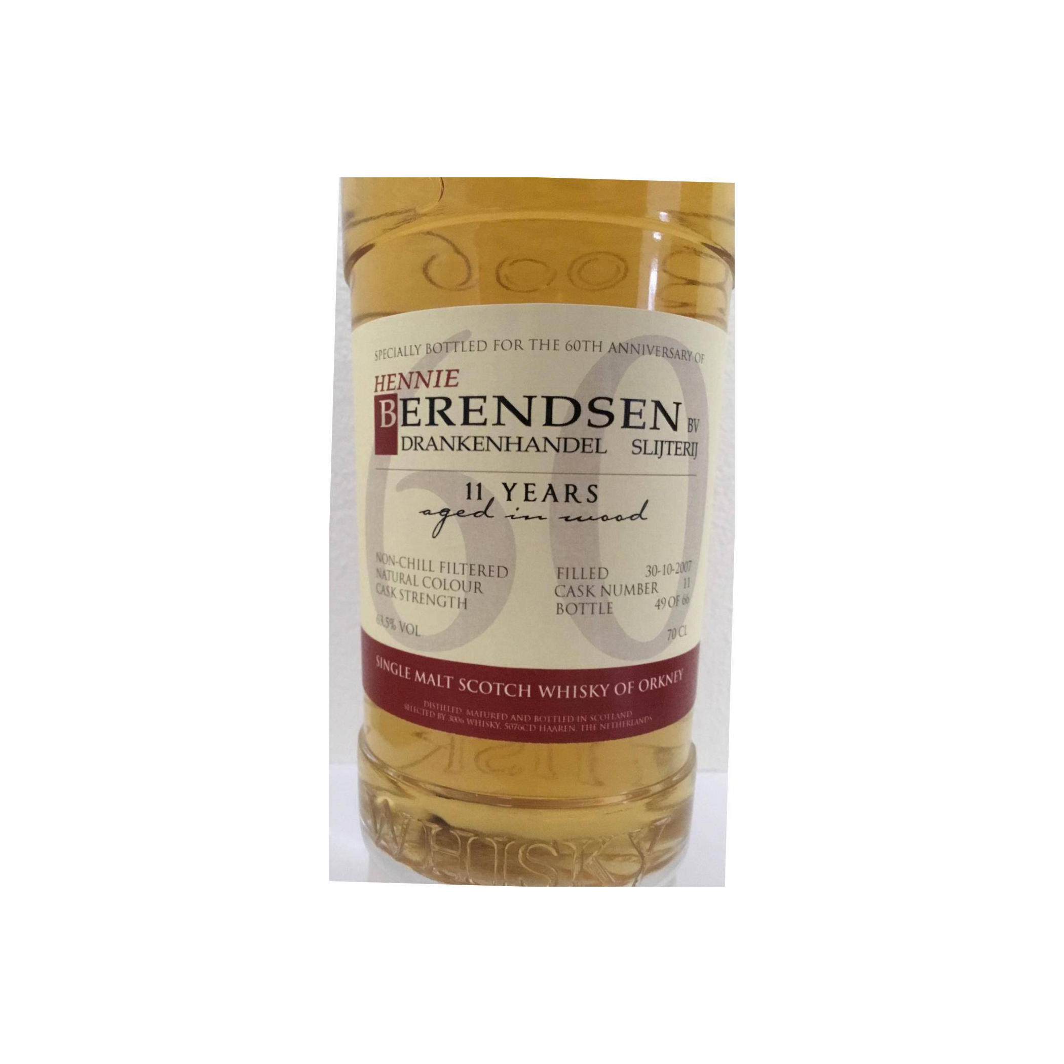 Whisky of Orkney 11-year-old 3W 3