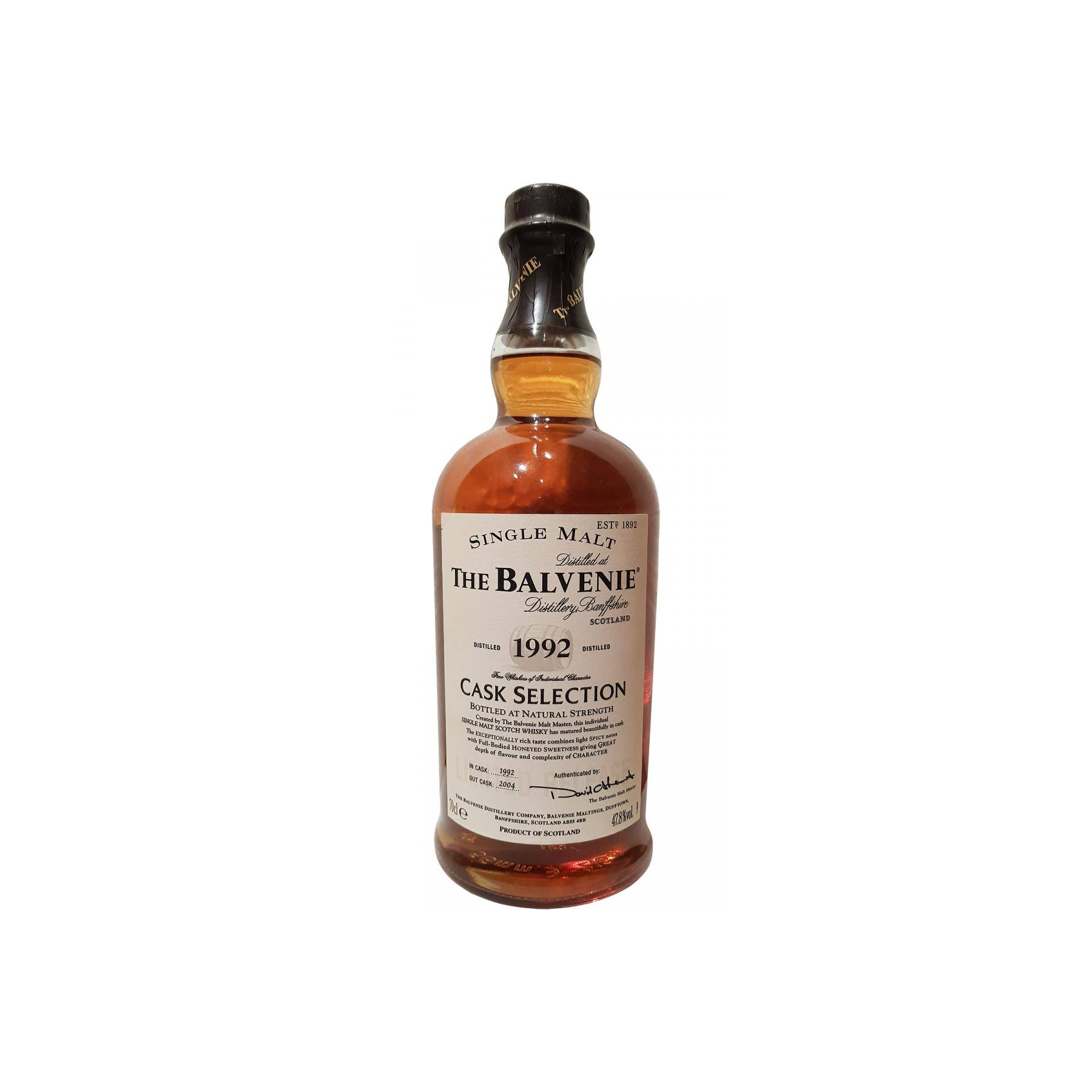 The Balvenie 1992 12 Years Single Malt Whisky