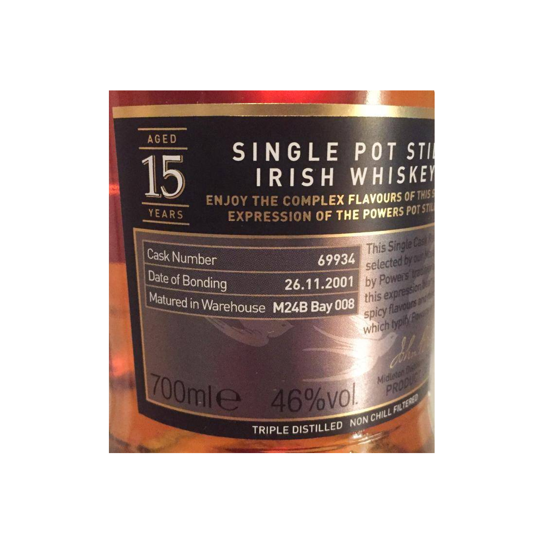 Midleton 2001 15 Years Single Pot Still Whisky 2