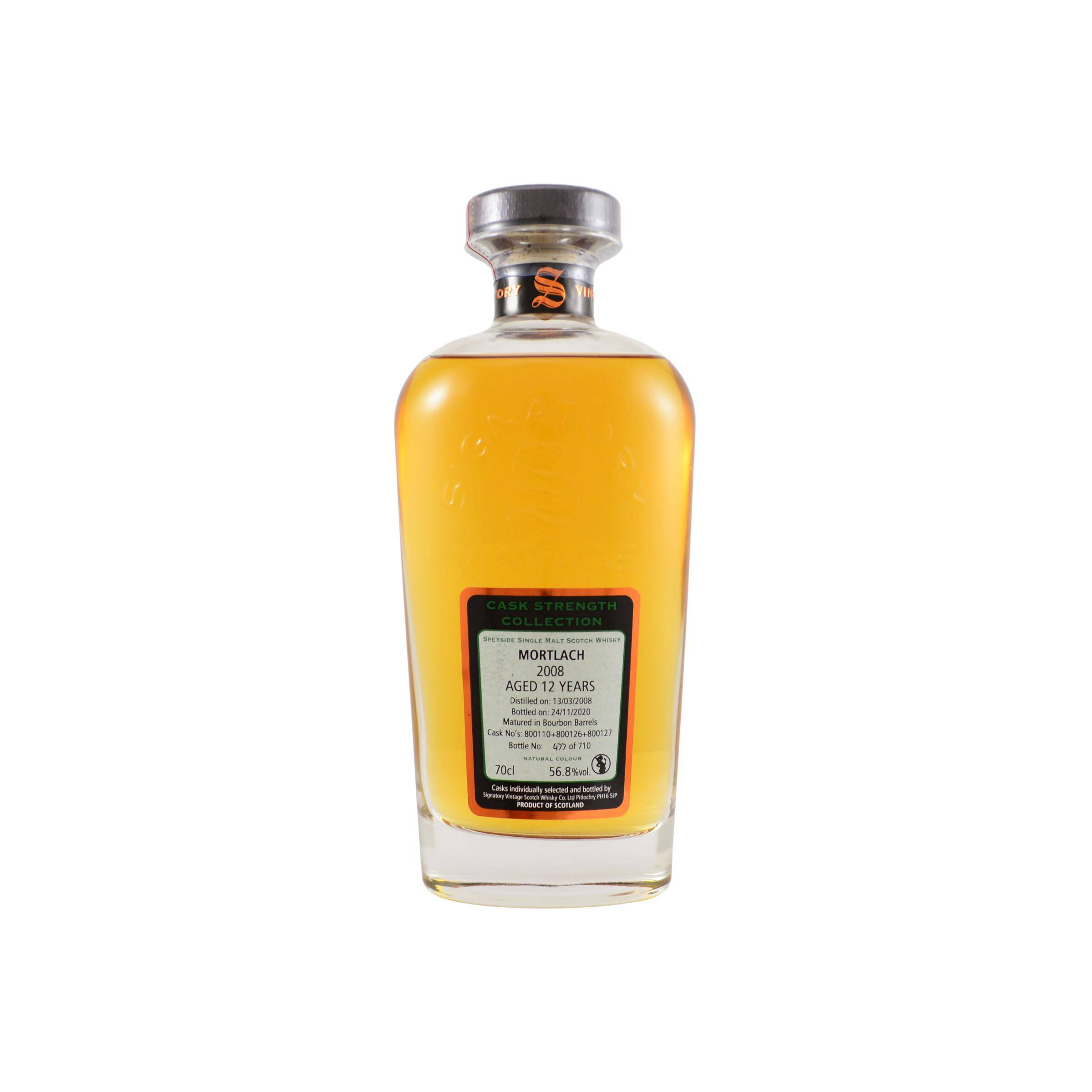Mortlach Cask Strength Collection 2008 12 Years Single Malt Whisky
