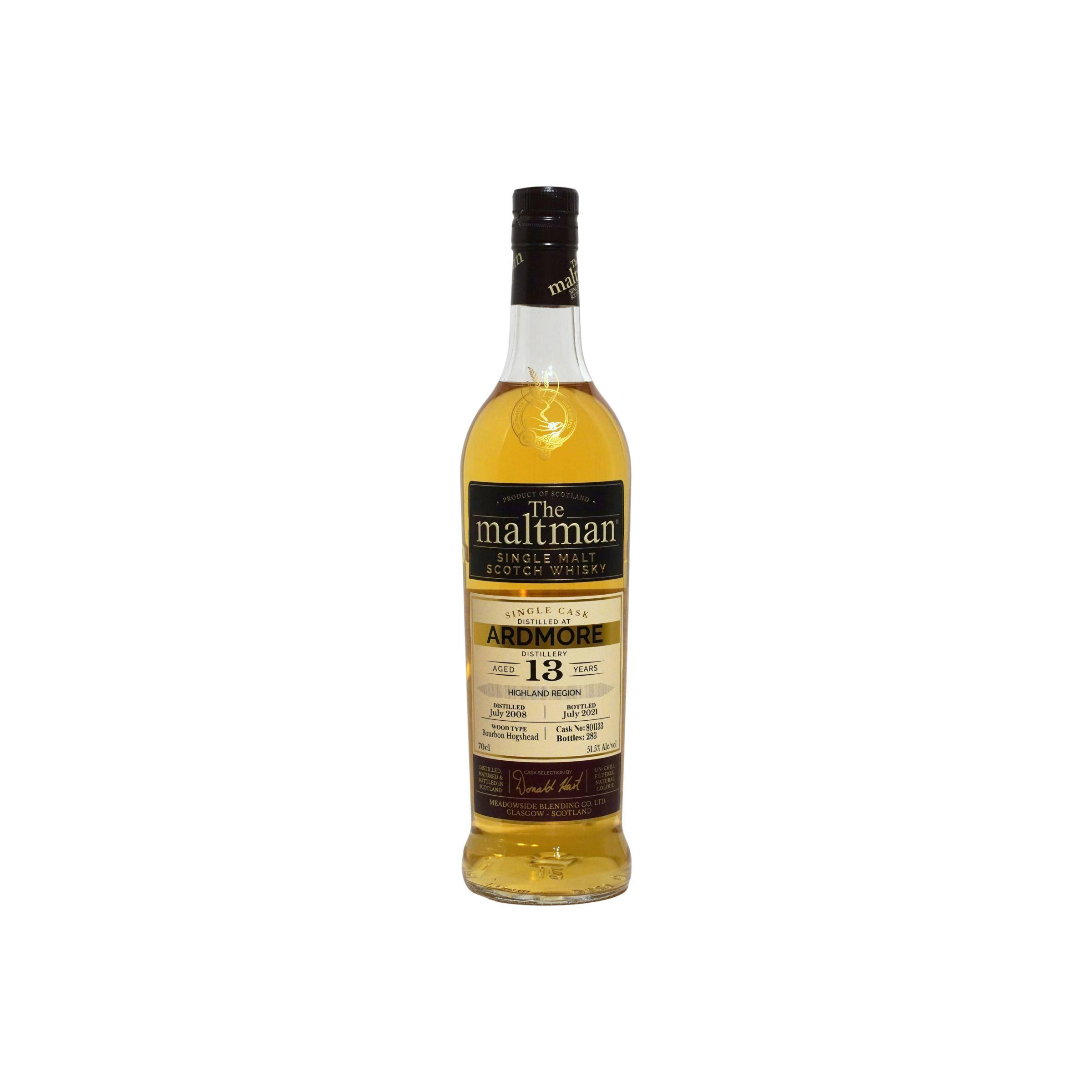 Ardmore 2008 13 Years Single Malt Whisky