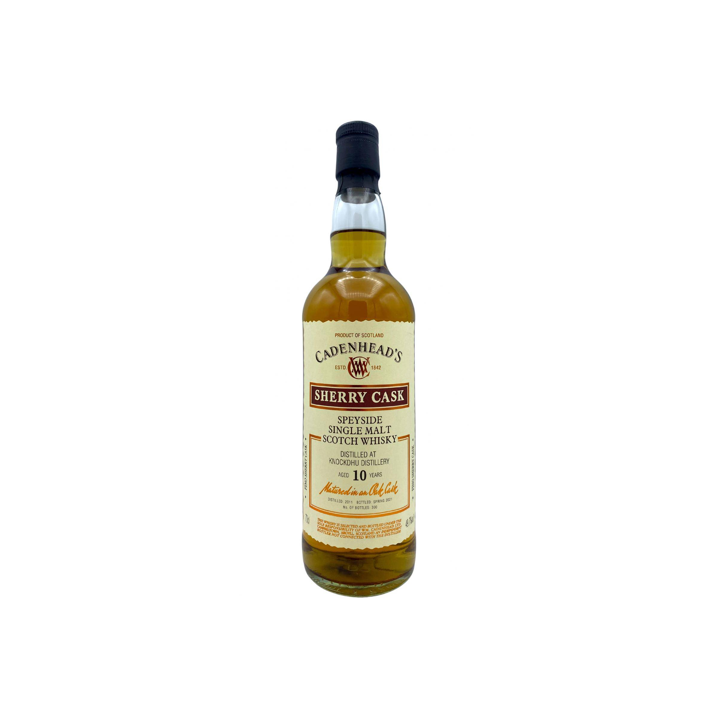 The Knockdhu 2011 10 Years Single Malt Whisky