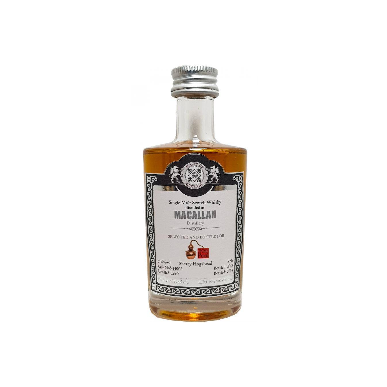The Macallan Miniature 1990 24 Years Single Malt Whisky 2