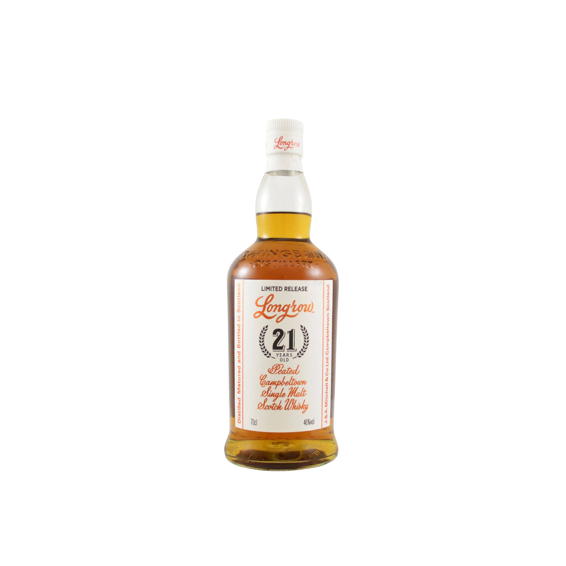 Longrow 21 Years Single Malt Whisky