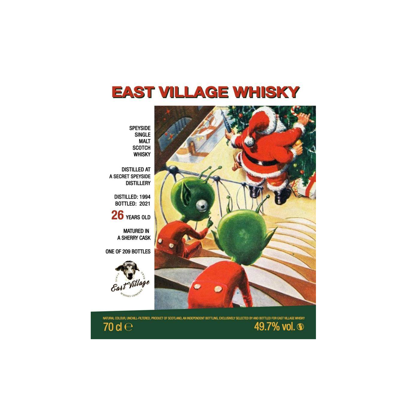 East Village Whisky Company 1994 26 Years Single Malt Whisky 2