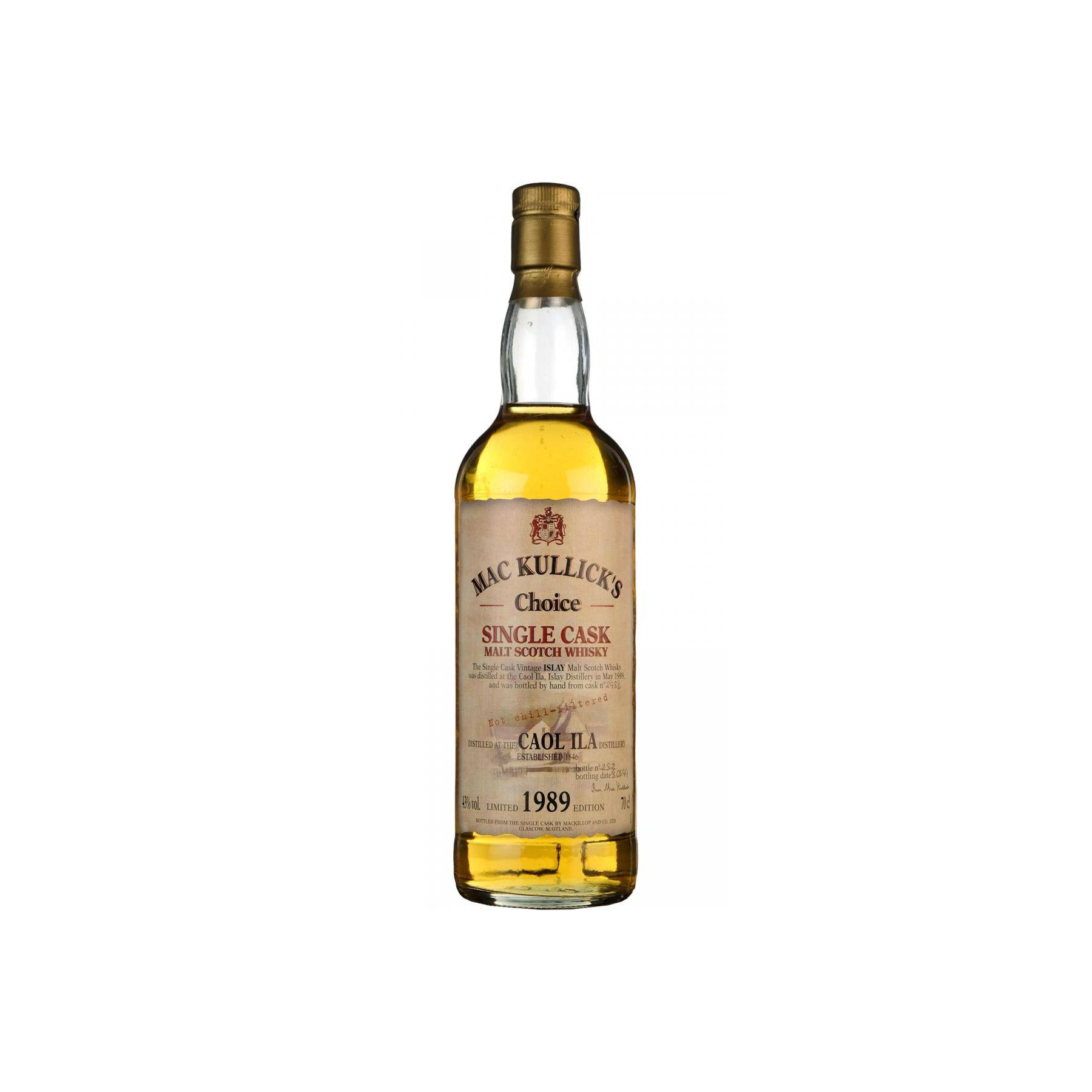 Caol Ila 1989 9 Years Single Malt Whisky