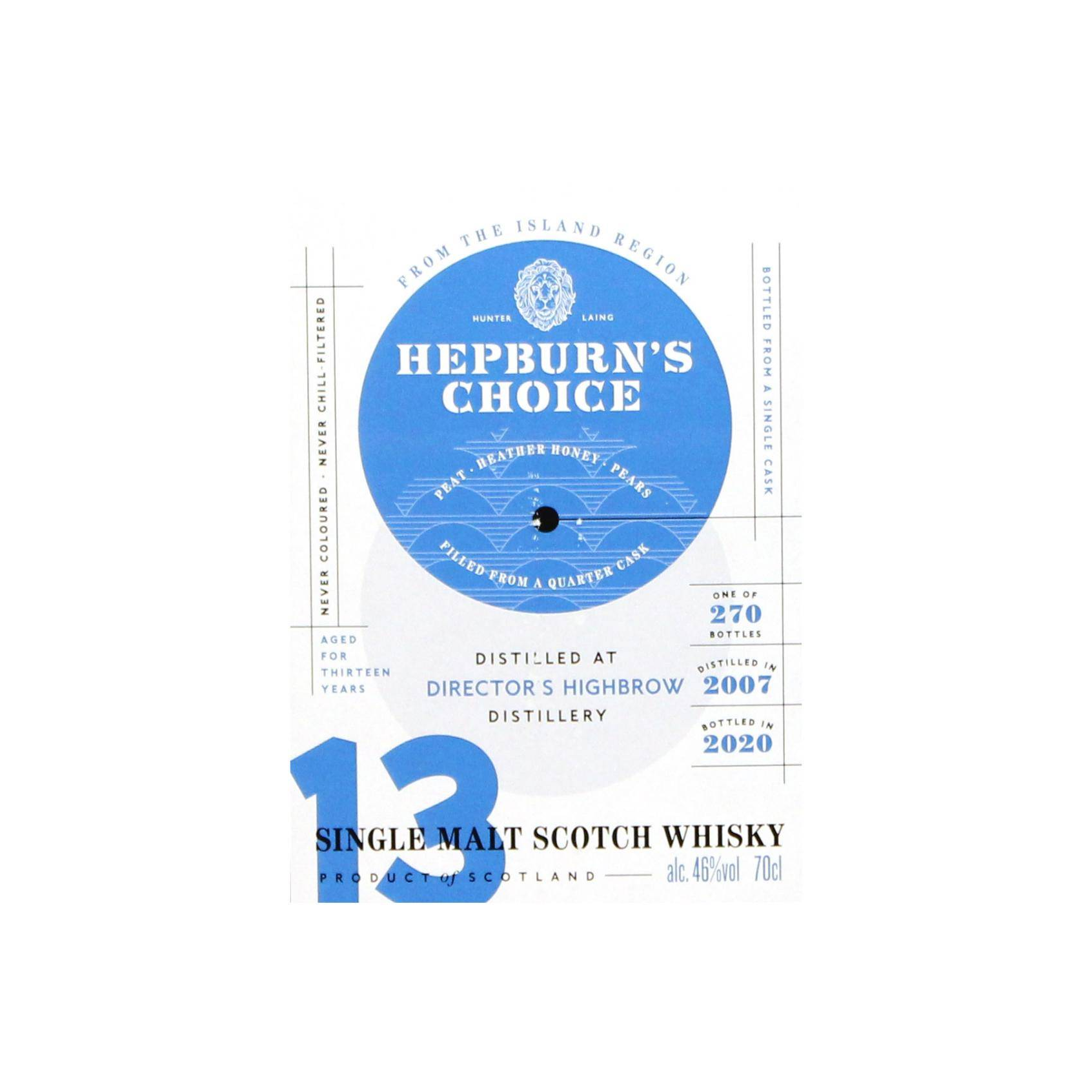 Director's Highbrow Distillery 2007 HL 2