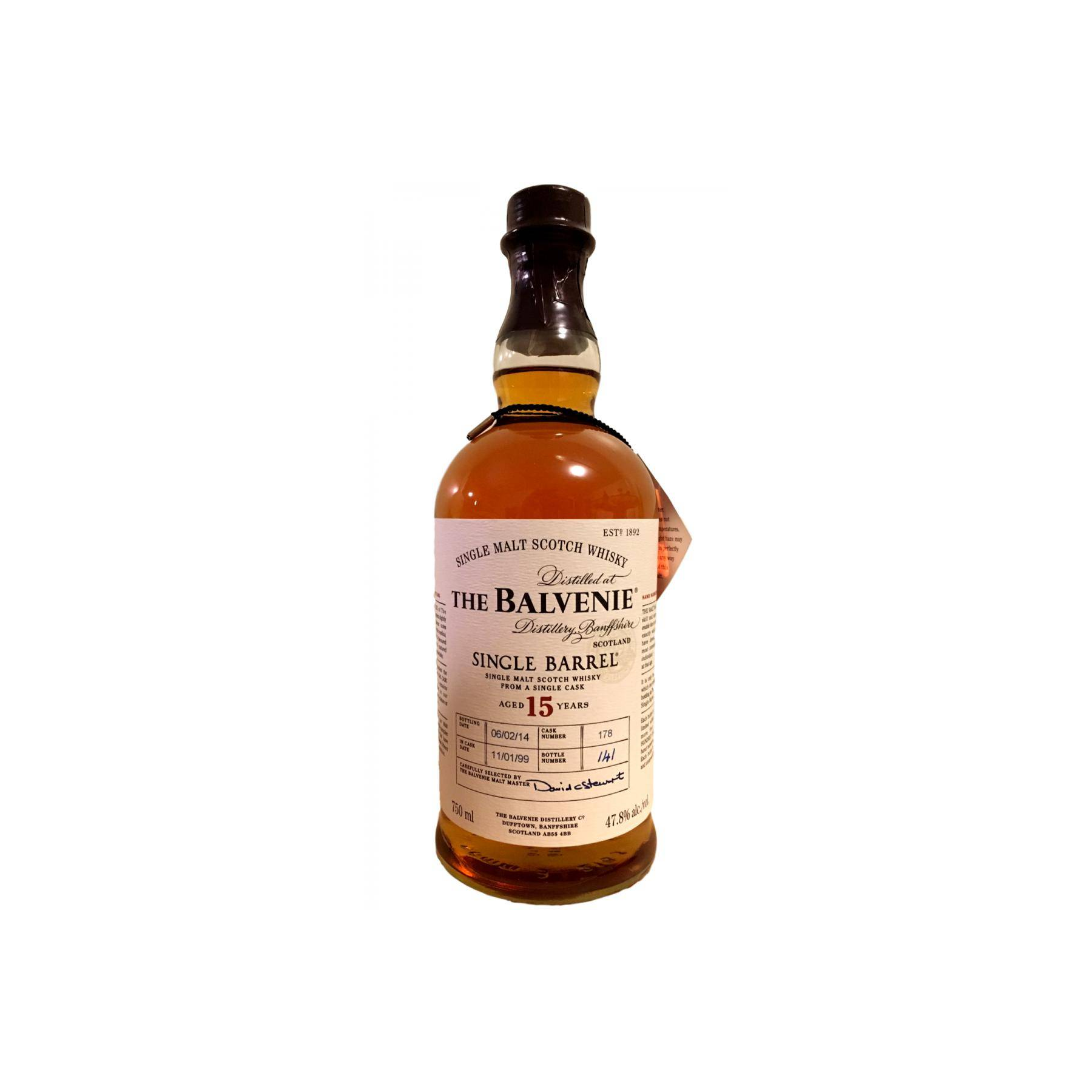 The Balvenie Single Cask 1999 15 Years Single Malt Whisky