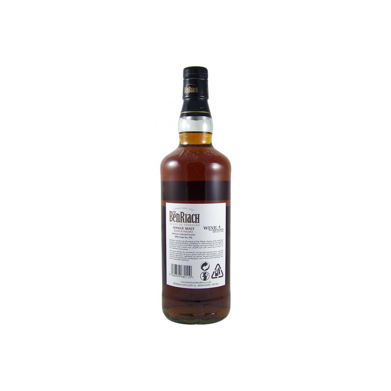BenRiach Individual Cask Bottling 1992 22 Years Single Malt Whisky 2