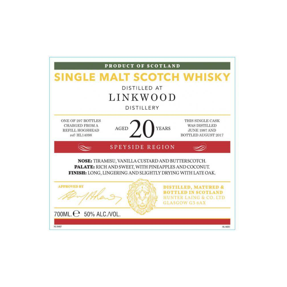 Linkwood Old Malt Cask 1997 20 Years Single Malt Whisky 2