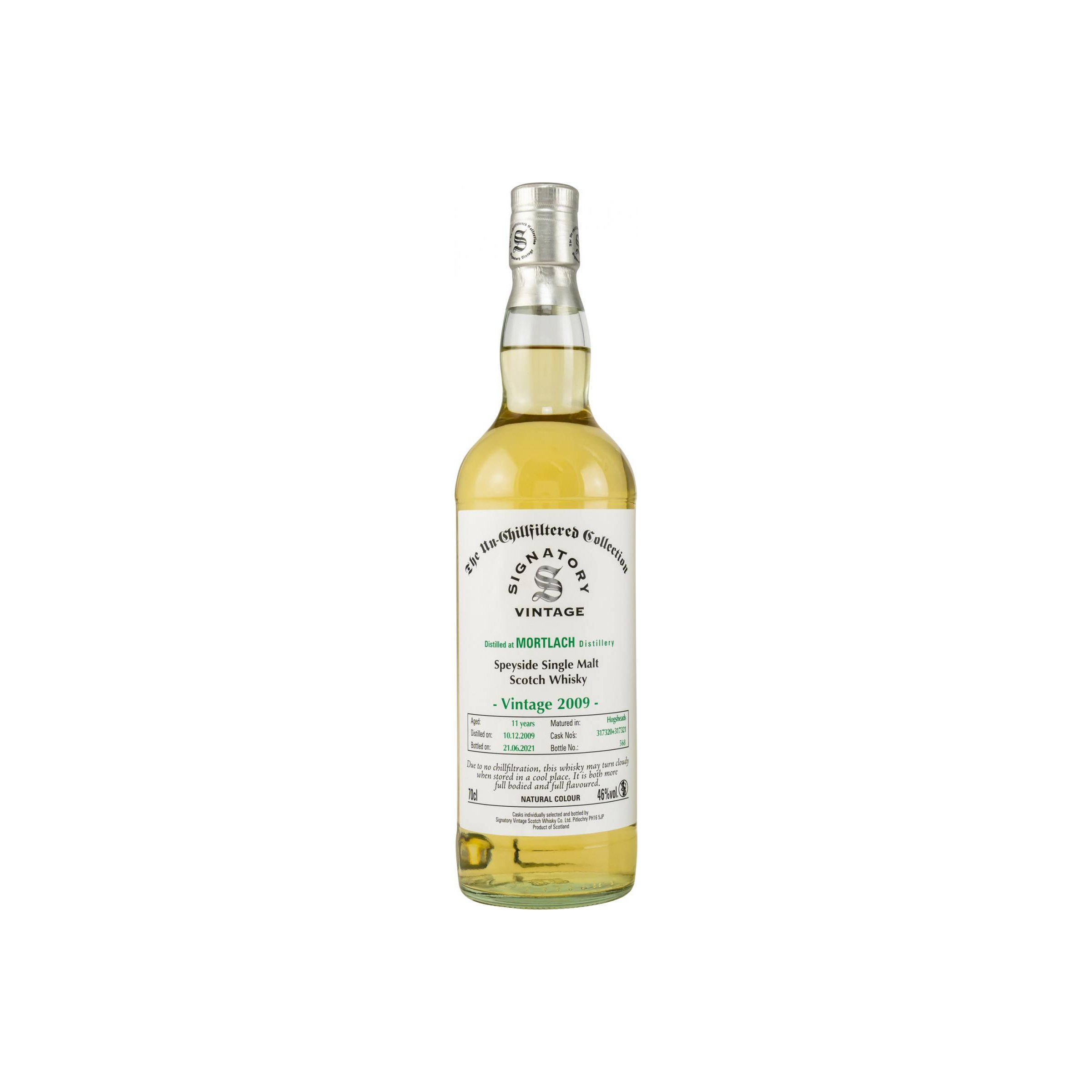 Mortlach The Un-Chillfiltered Collection 2009 11 Years Single Malt Whisky