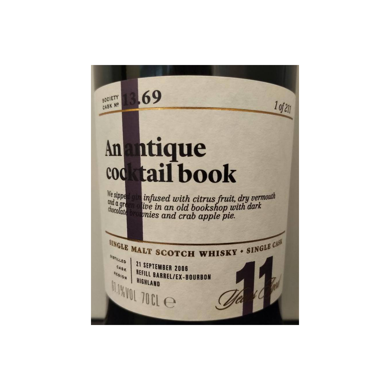 The Scotch Malt Whisky Society 2006 11 Years Single Malt Whisky 2