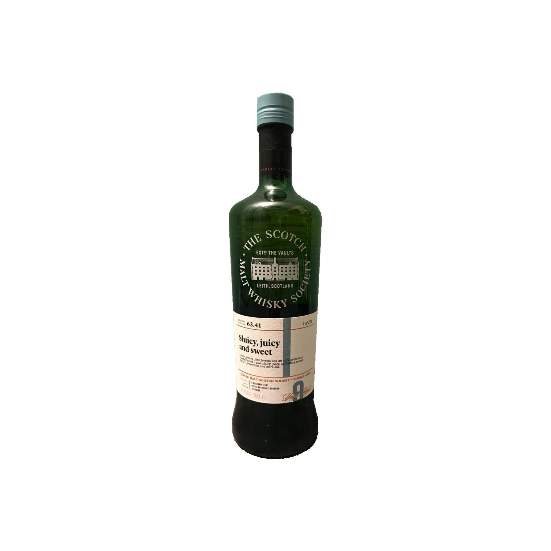 The Scotch Malt Whisky Society 2007 9 Years Single Malt Whisky