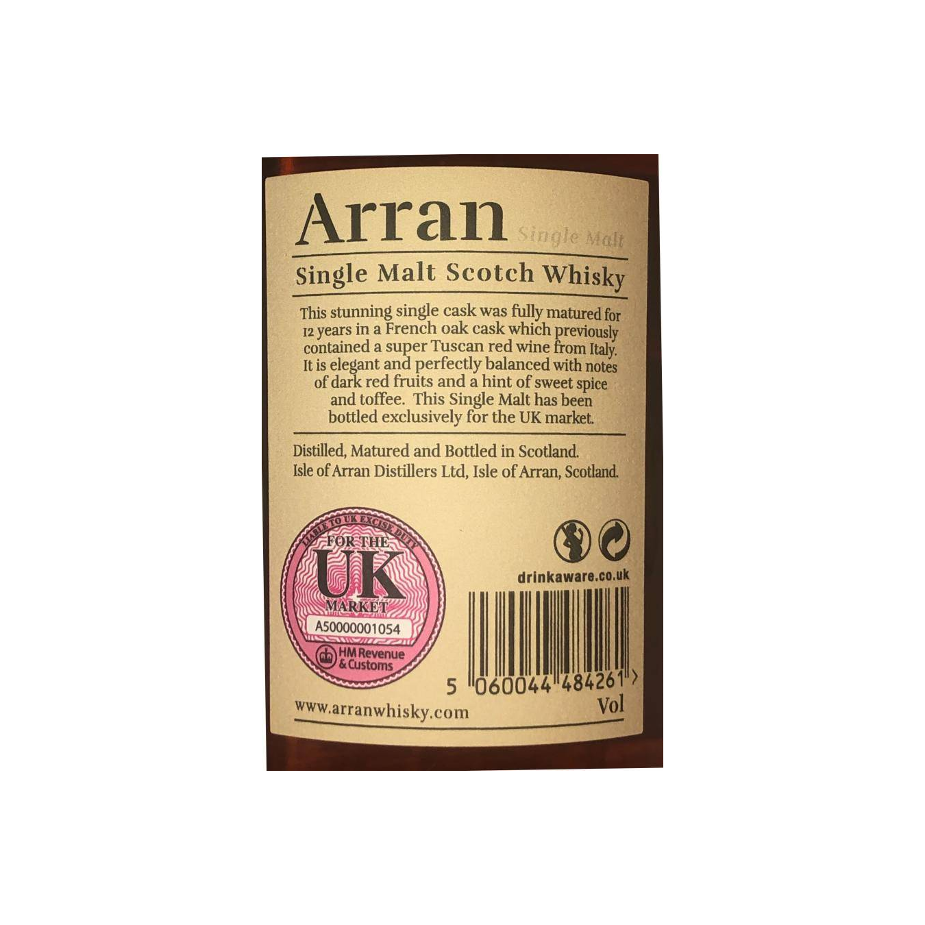 Arran Private Cask 2008 12 Years Single Malt Whisky 2