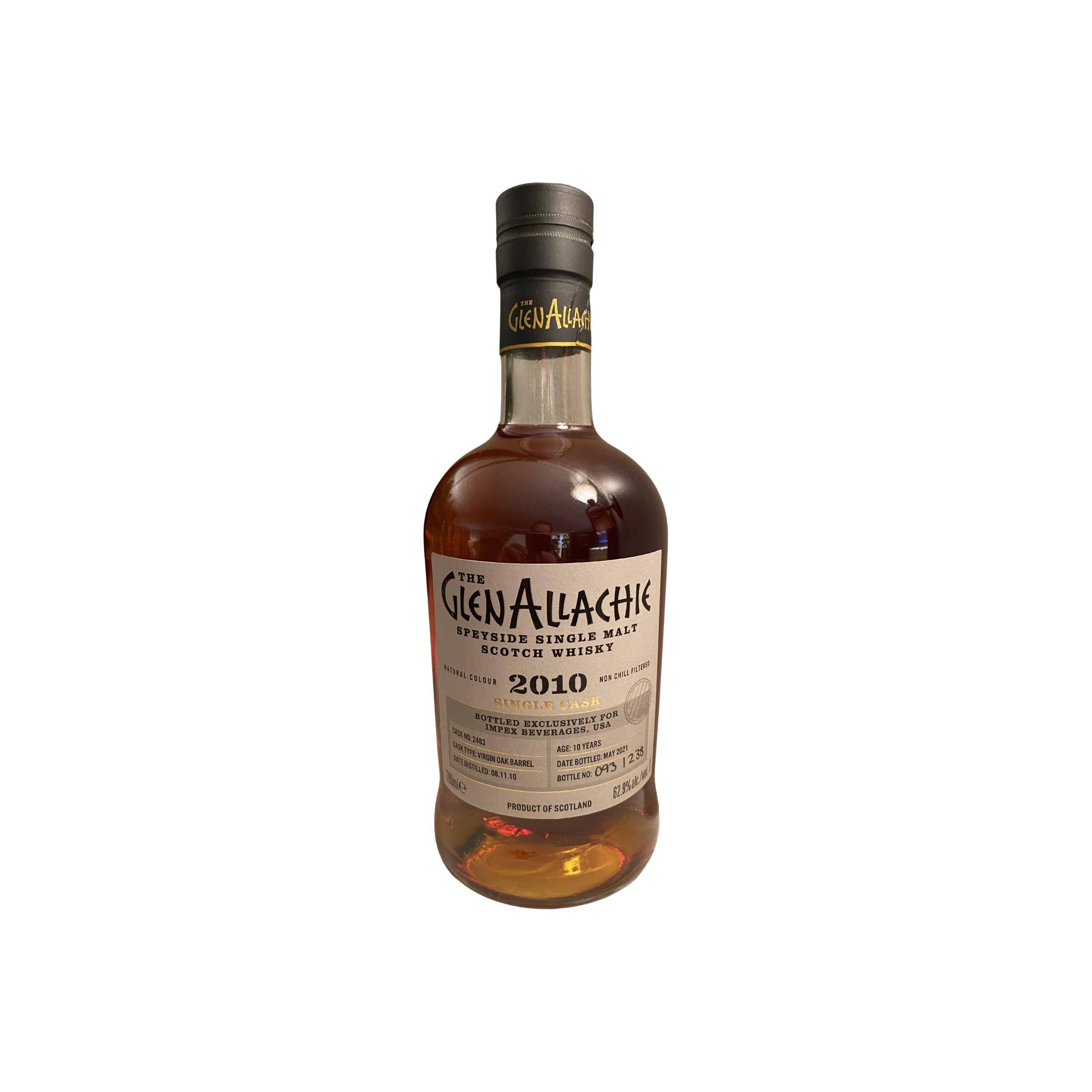 The GlenAllachie Single Cask 2010 10 Years Single Malt Whisky