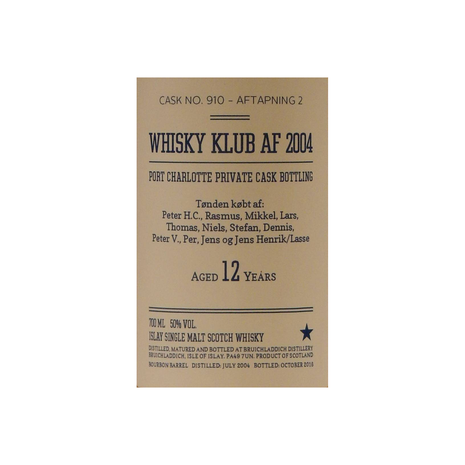 Port Charlotte 2004 12 Years Single Malt Whisky 2
