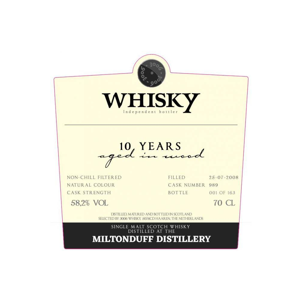 Miltonduff 2008 10 Years Single Malt Whisky 2