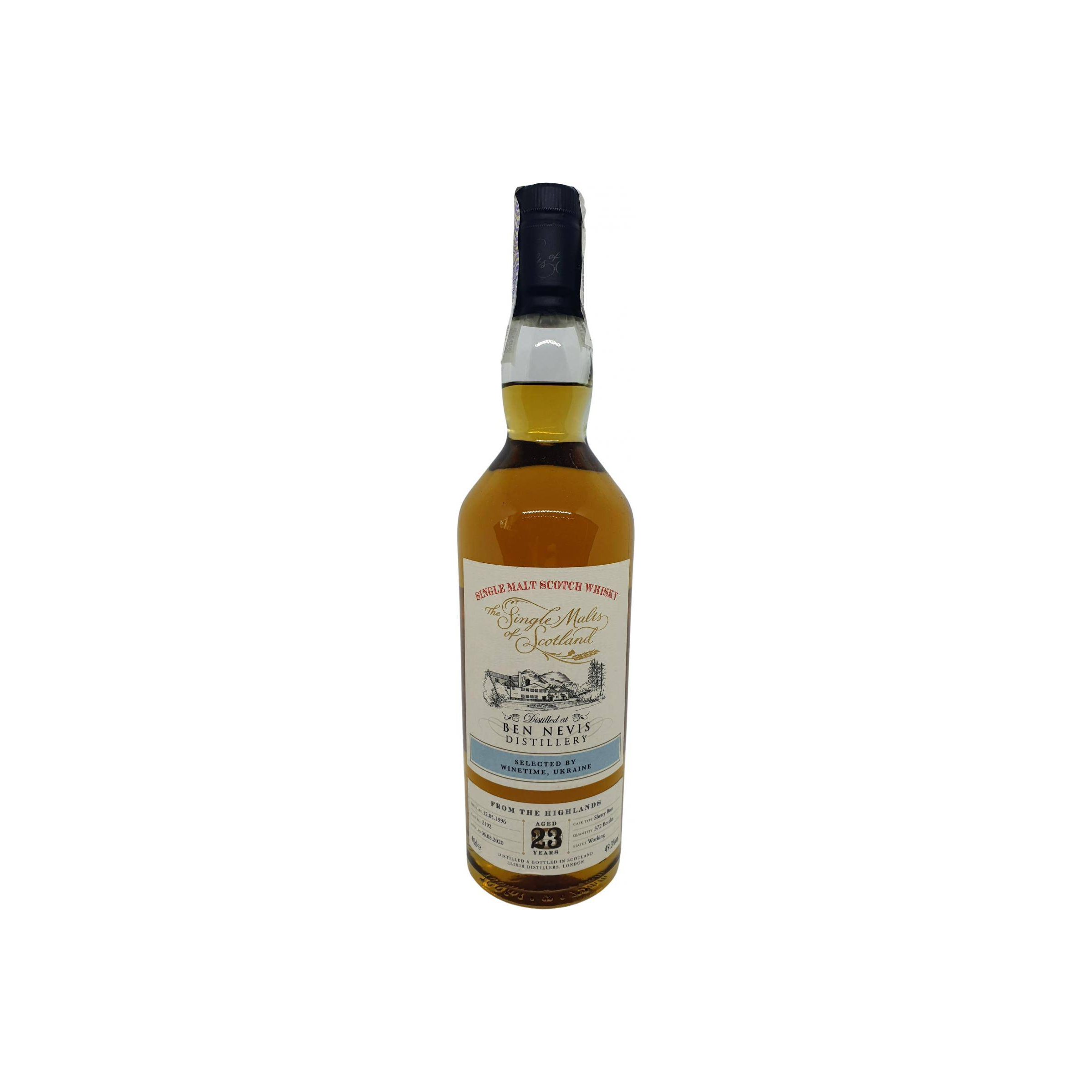 Ben Nevis The Single Malts of Scotland 1996 23 Years Single Malt Whisky
