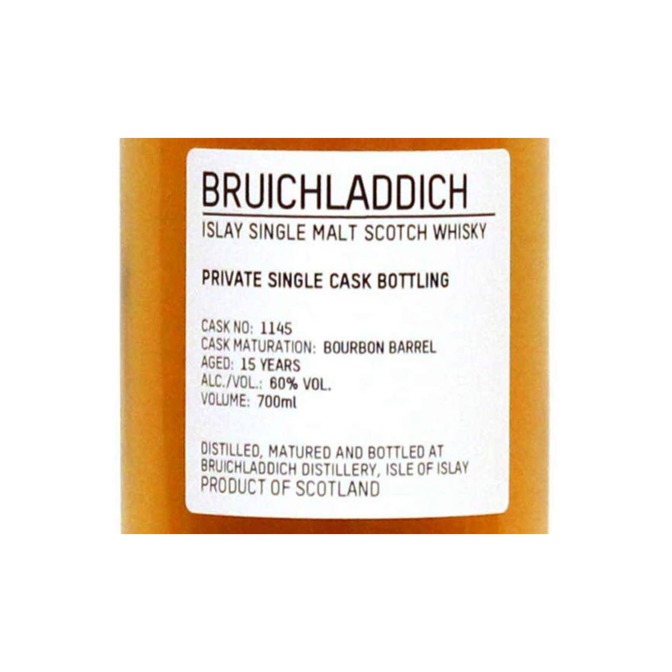 Bruichladdich 15 Years Single Malt Whisky