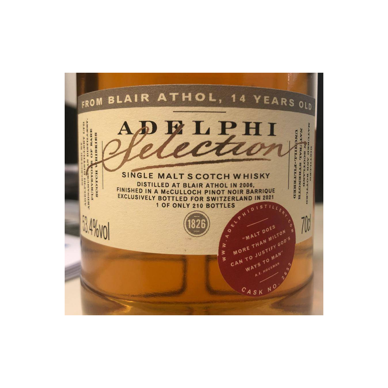 Blair Athol Limited Edition 2006 14 Years Single Malt Whisky 2