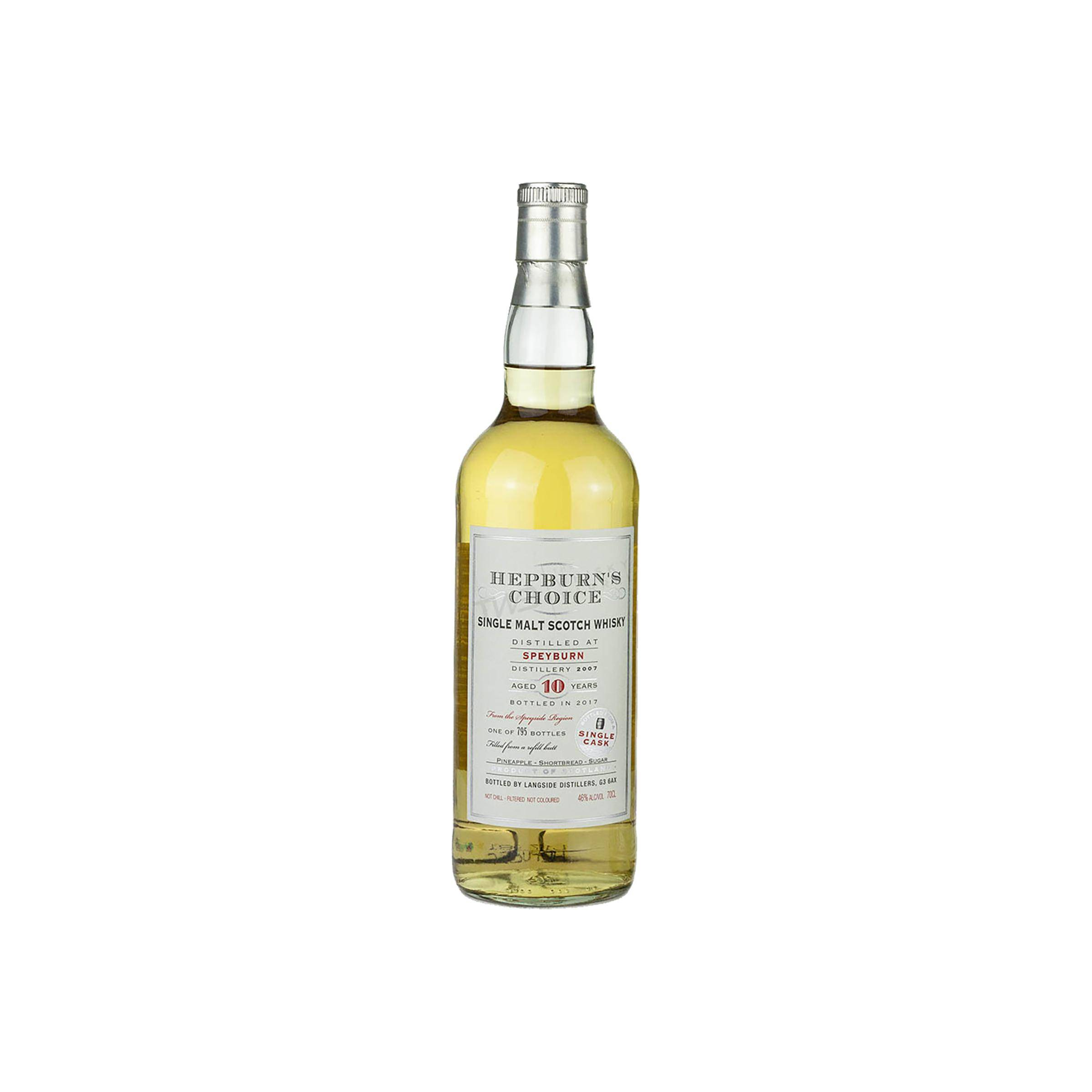 Spey 2007 10 Years Single Malt Whisky