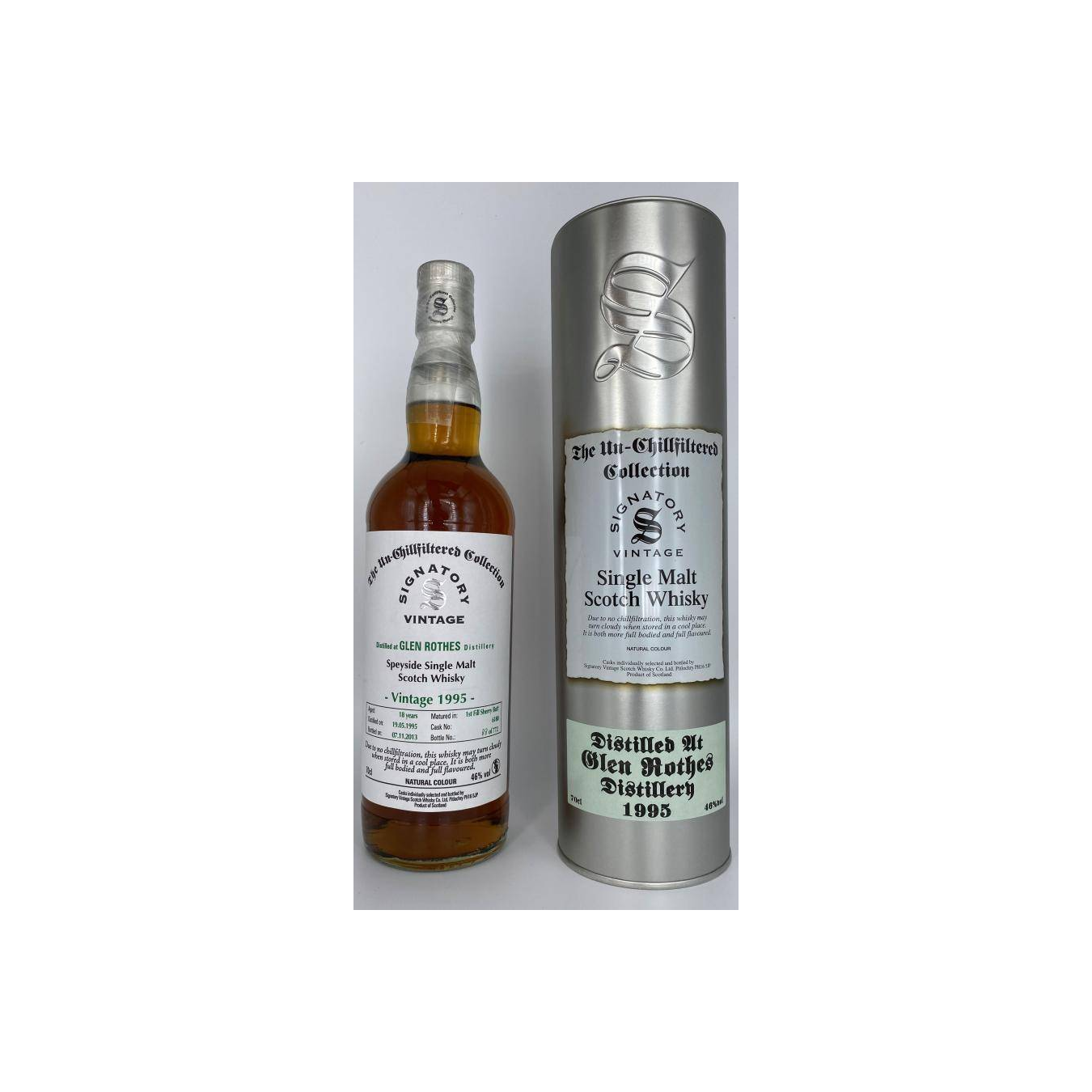 The Glenrothes The Un-Chillfiltered Collection 1995 18 Years Single Malt Whisky 3
