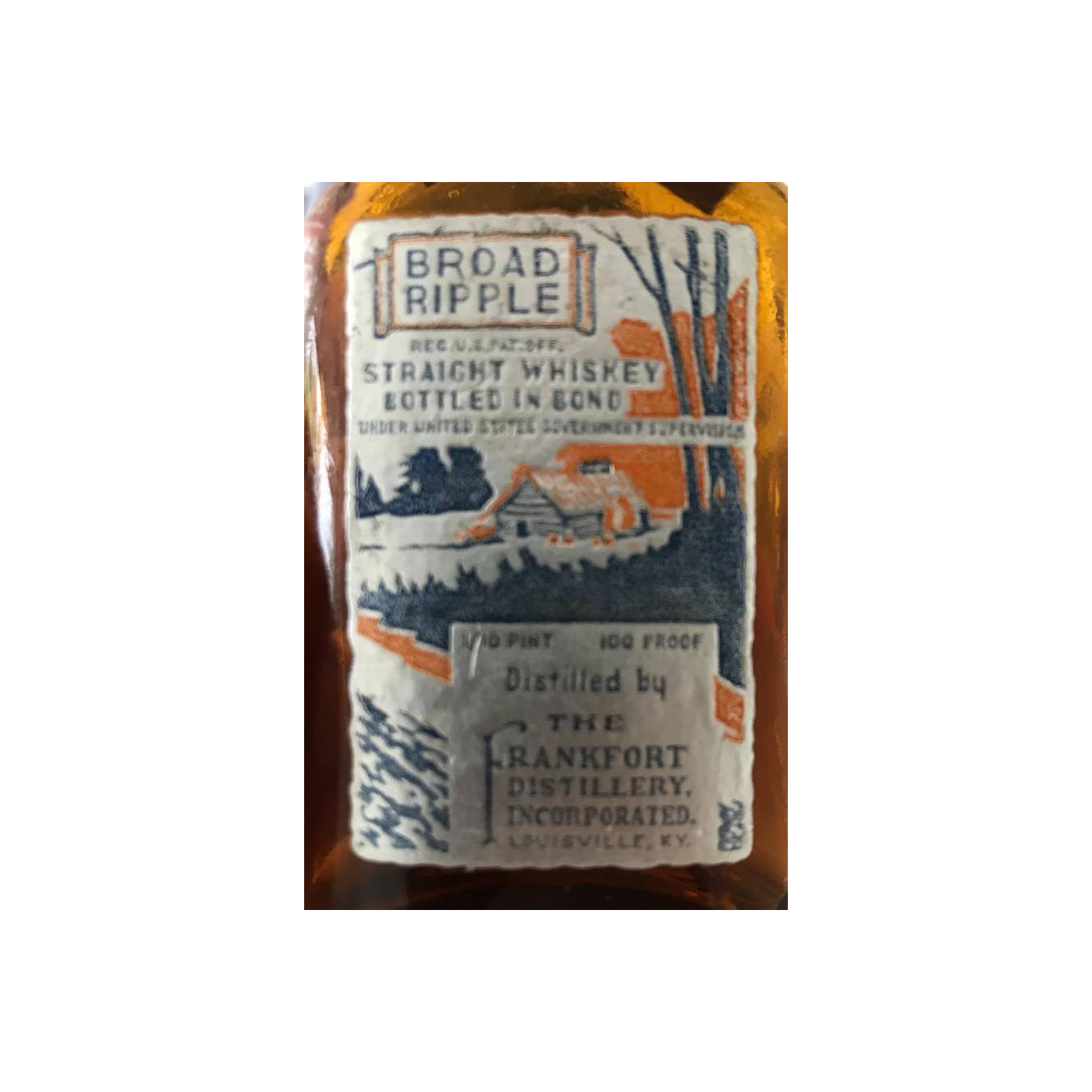 Broad Ripple 1930 - 100 Proof